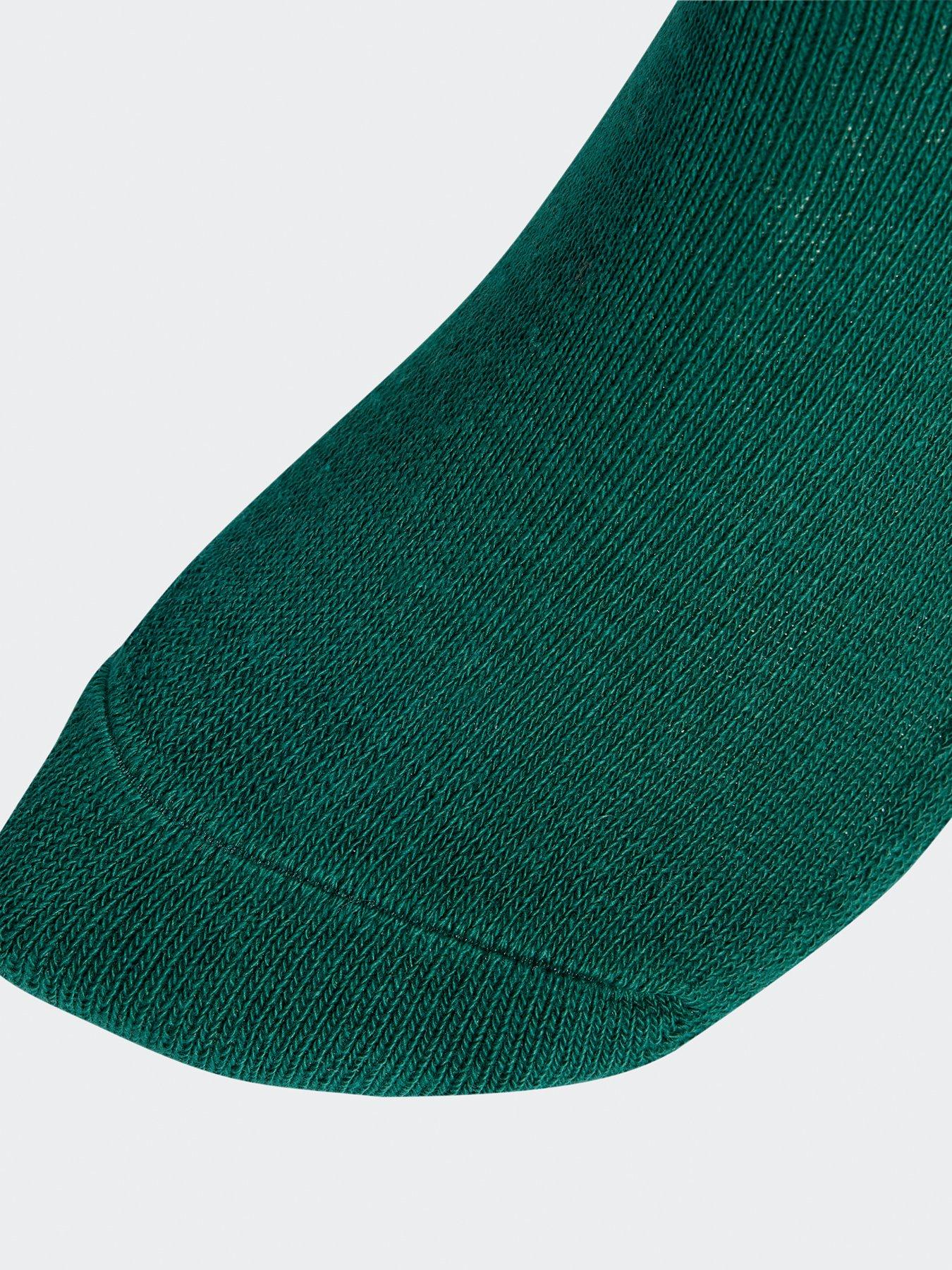 Image 3 of 4 of adidas Sportswear Unisex Linear Crew Cushioned Socks 3 Pairs - Green