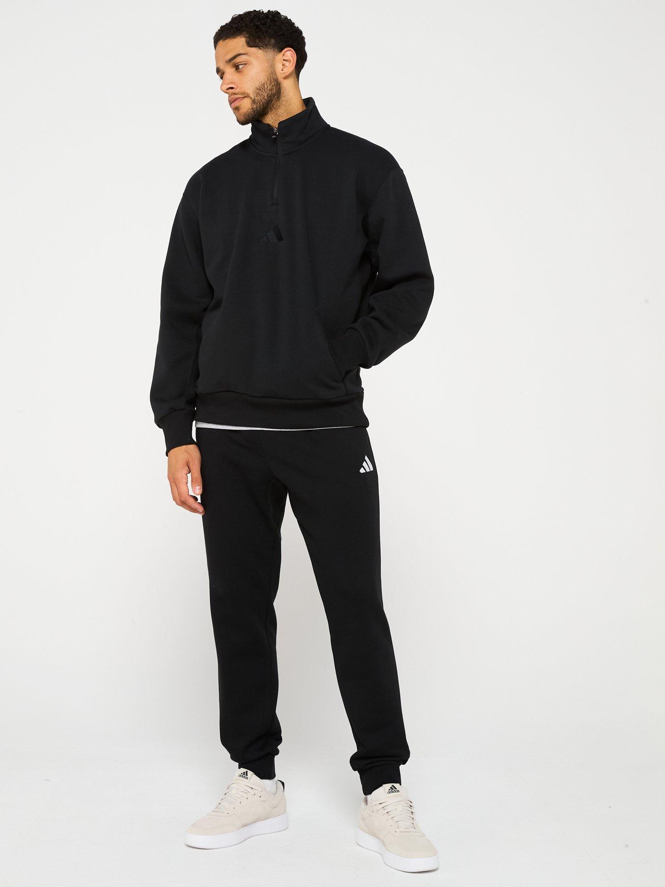 Image 5 of 5 of adidas Sportswear Mens Essentials Feelcozy Fleece Joggers - Black