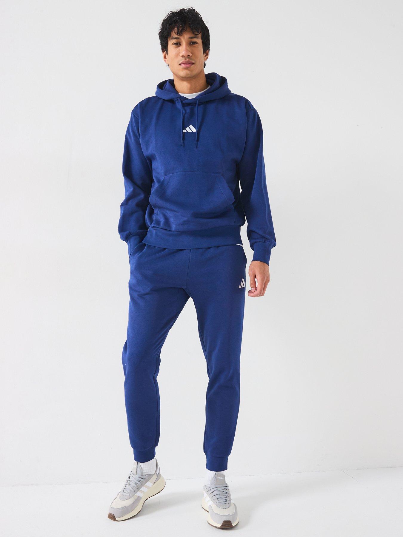 Image 3 of 6 of adidas Sportswear Men's Essentials Feelcozy Fleece Pant - Blue