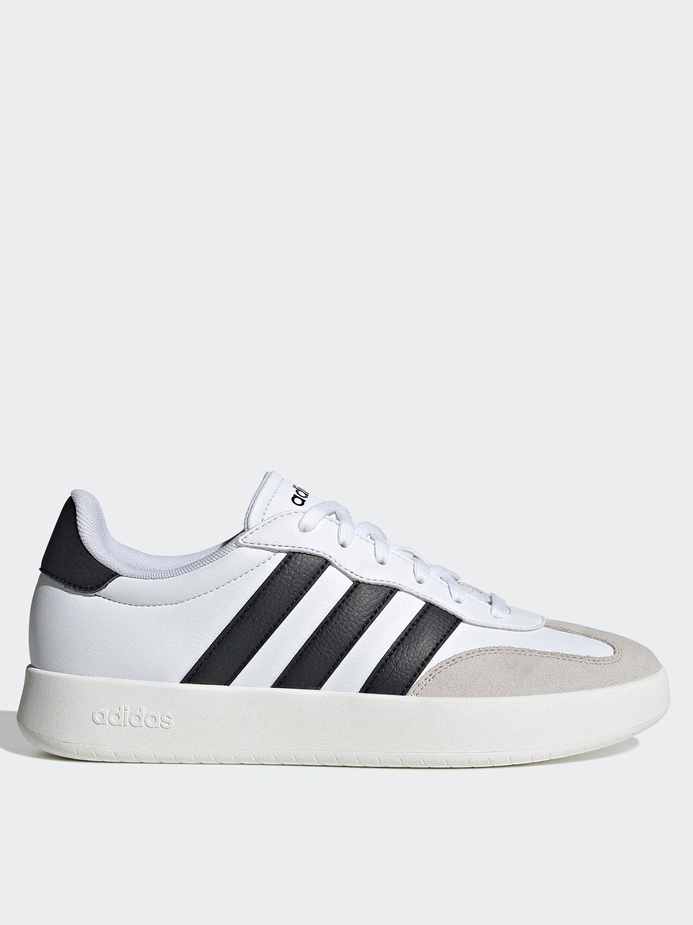 adidas Sportswear Mens Barreda Trainers, Ftwwht/Cblack/Greone, Size 6, Men
