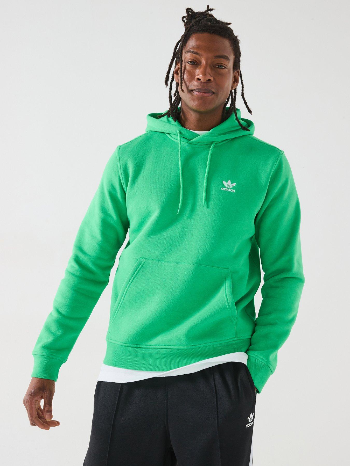undefined Men's Trefoil Essentials Hoodie - Energy Green