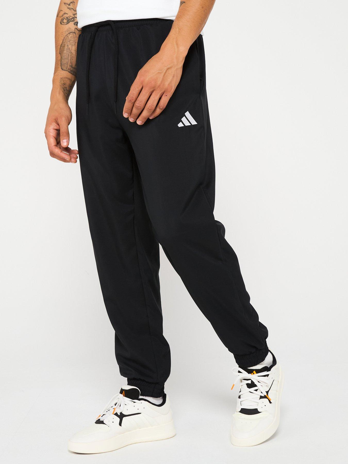 adidas Sportswear Mens Essentials Small Logo Tracksuit Bottoms - Black