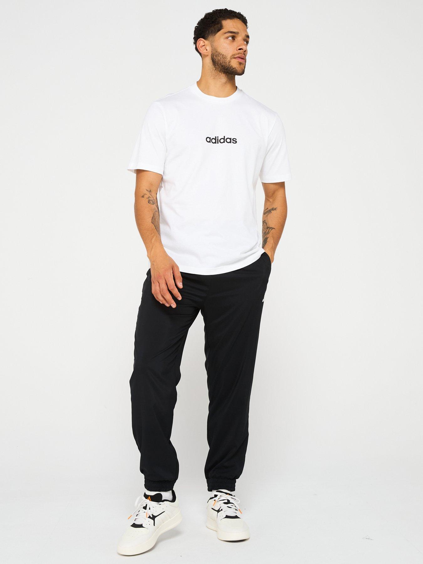 Image 5 of 5 of adidas Sportswear Mens Essentials Small Logo Tracksuit Bottoms - Black