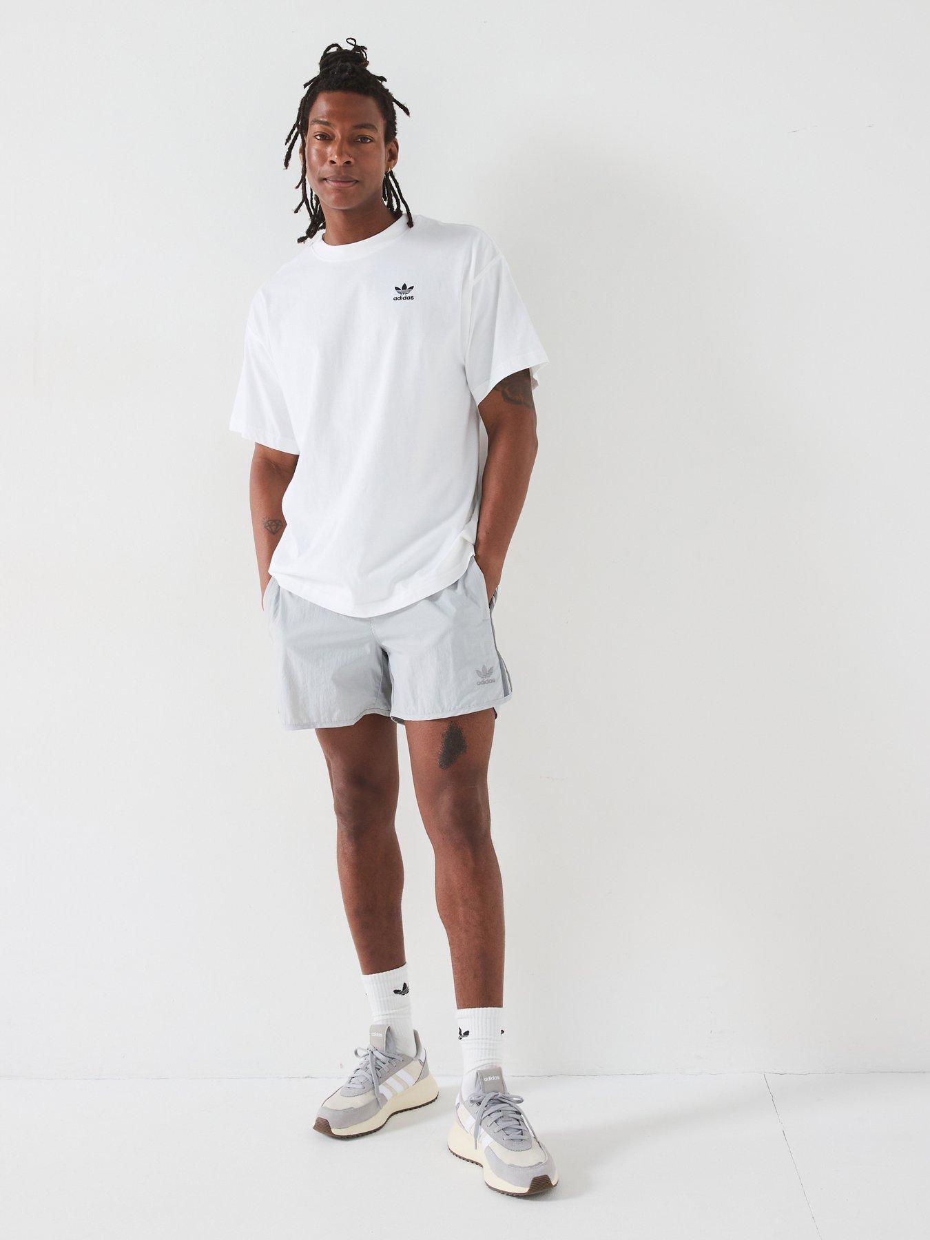 Image 3 of 6 of adidas Originals Mens Trefoil Essentials Oversized T-Shirt - White
