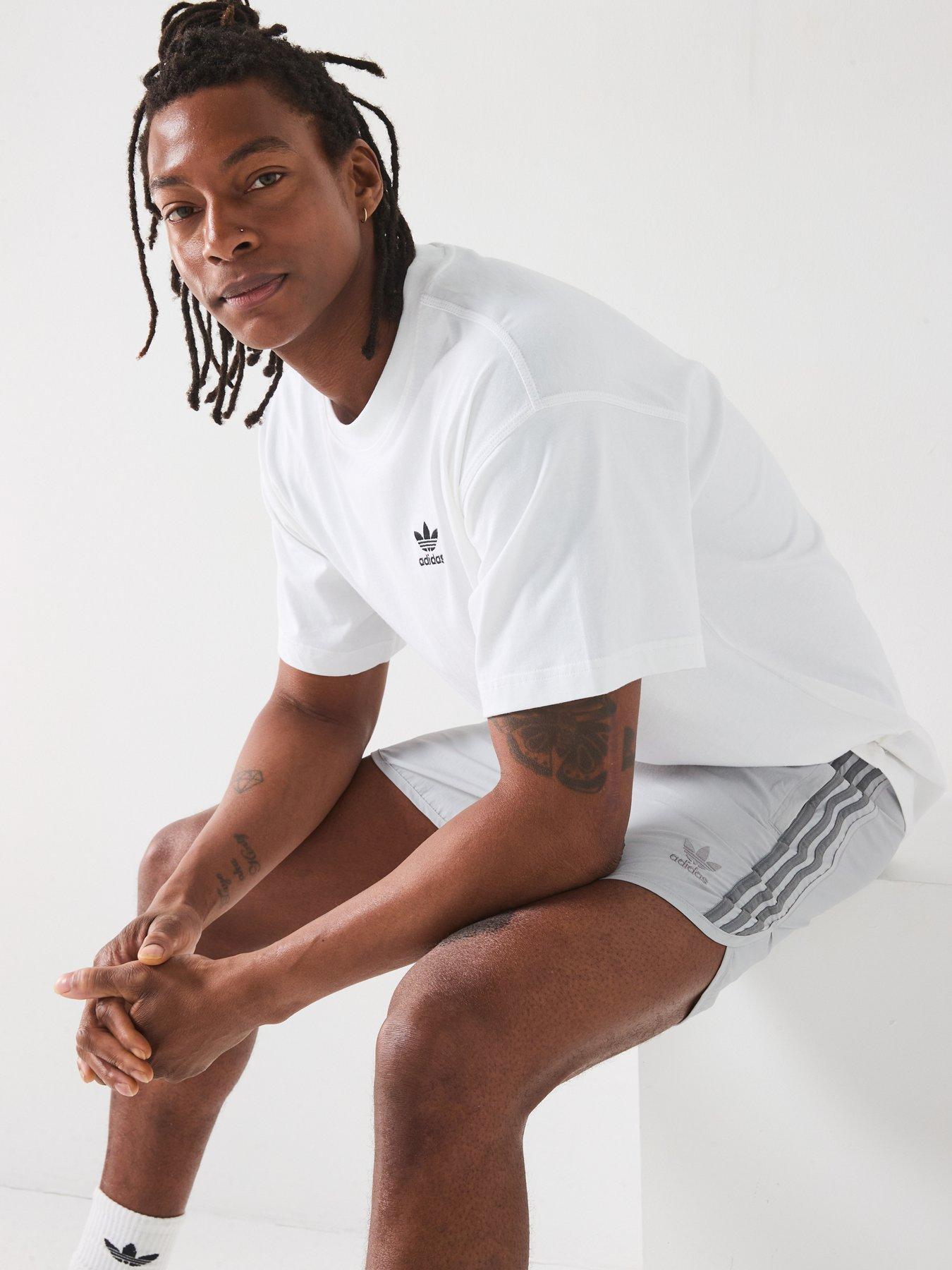 Image 5 of 6 of adidas Originals Mens Trefoil Essentials Oversized T-Shirt - White
