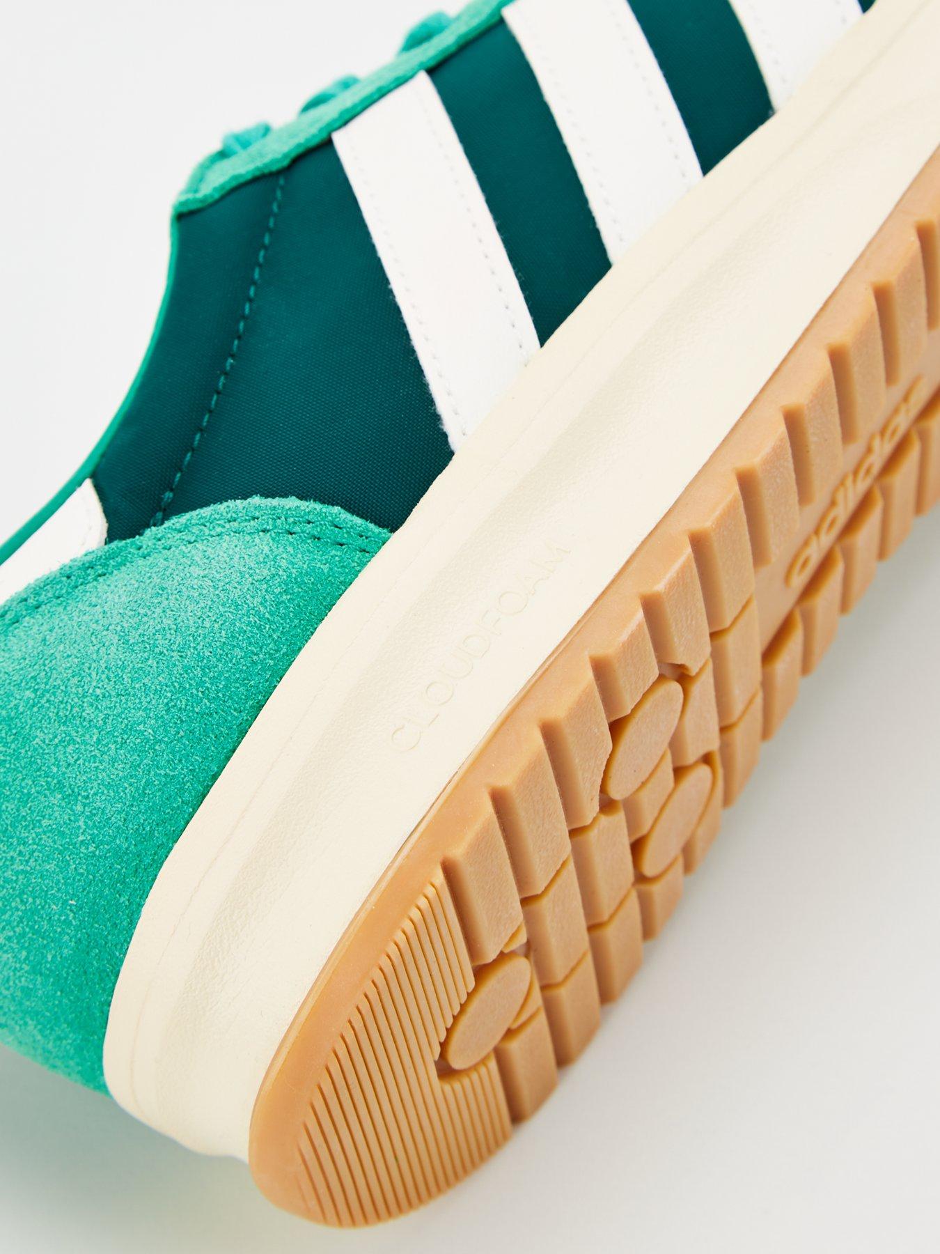 adidas gazelle silver green womens adidas Run 70s 2.0 - Grey/Semi Court Green/Carbon main image 0