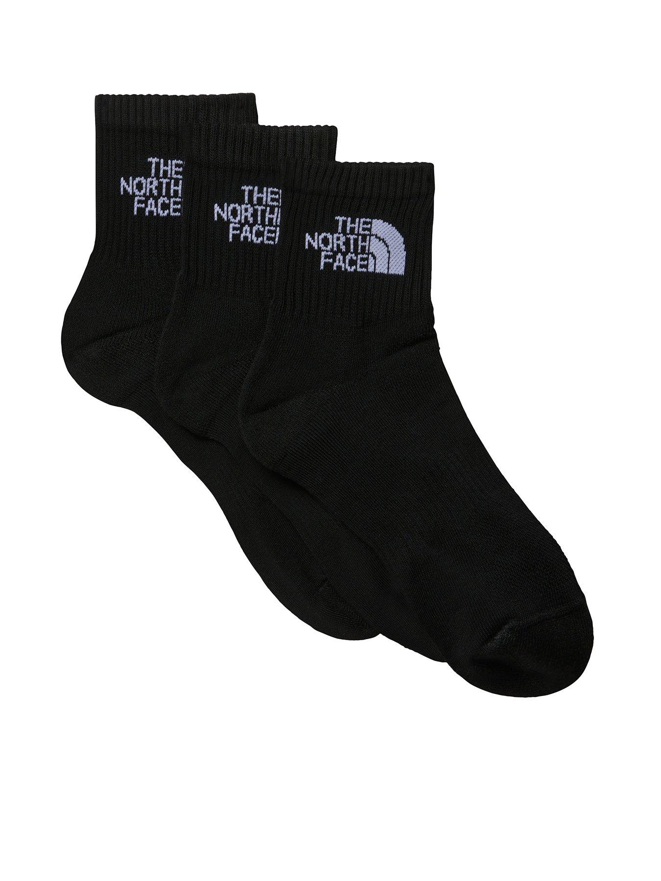 THE NORTH FACE Multi Sport Cush Quarter Sock 3 Pack - Black