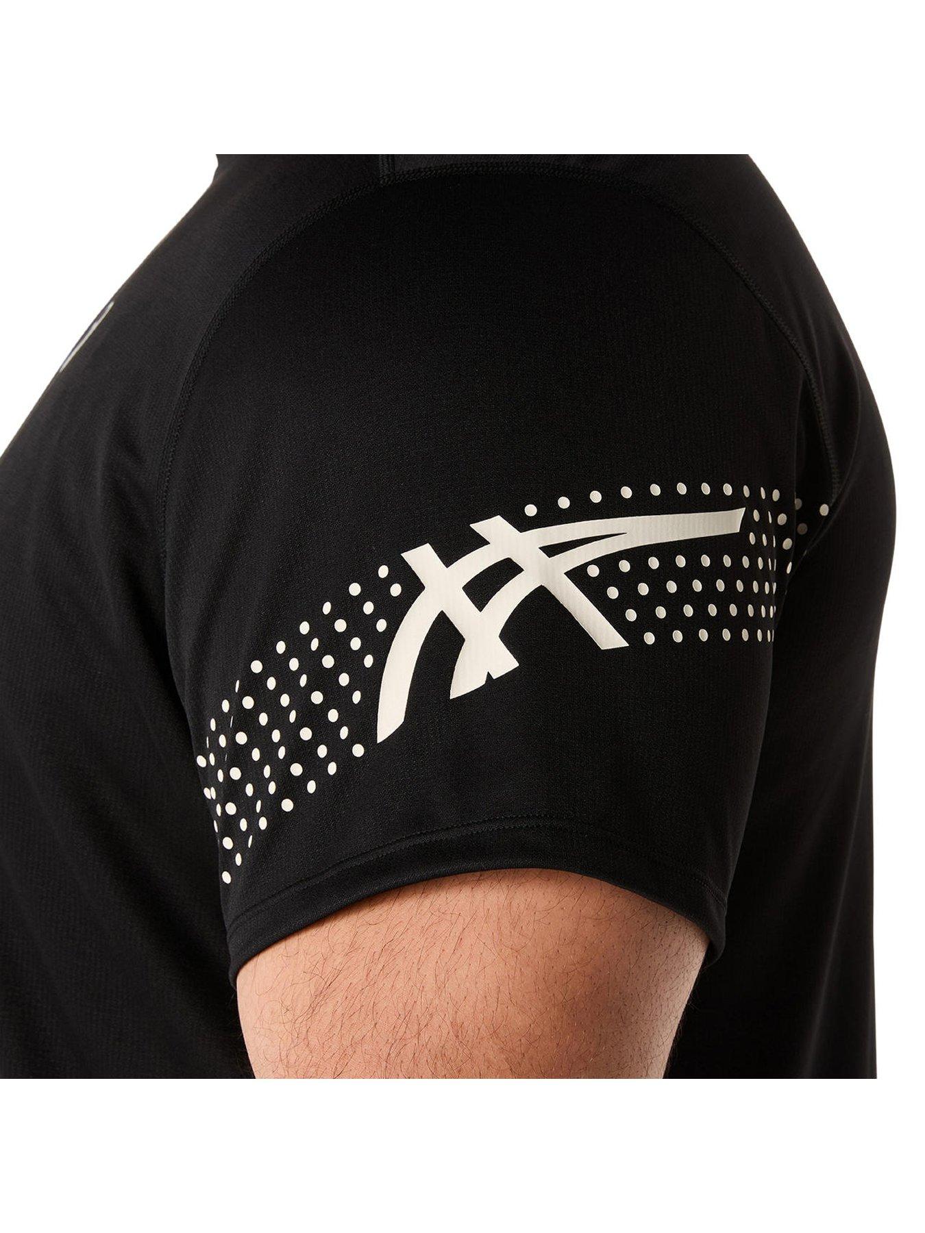 Image 6 of 6 of Asics Mens Icon Short Sleeve Top - Black