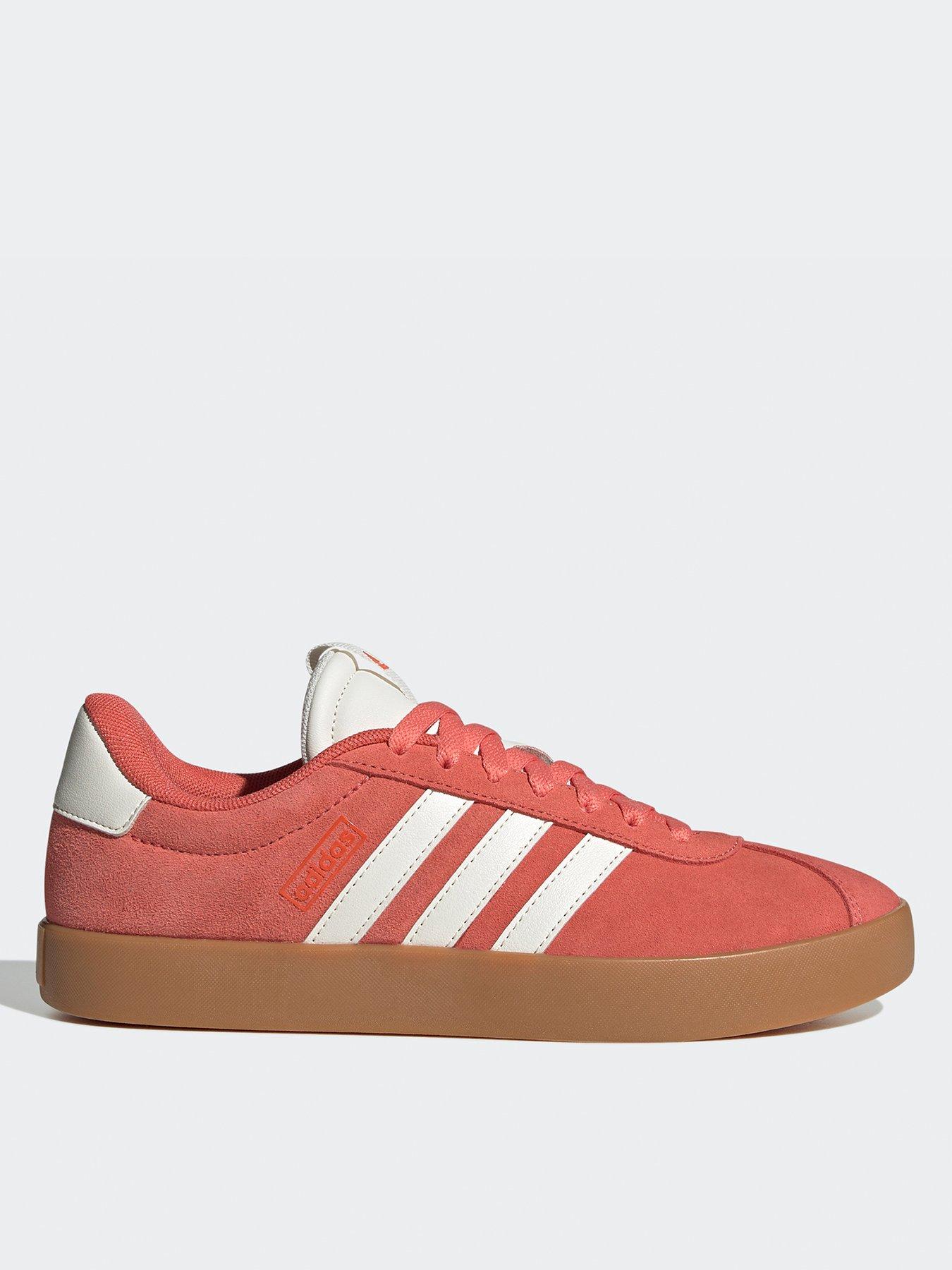 adidas Sportswear Womens Vl Court 30 Trainers, Prelved Scarlet/Core White/Red, Size 3.5, Women