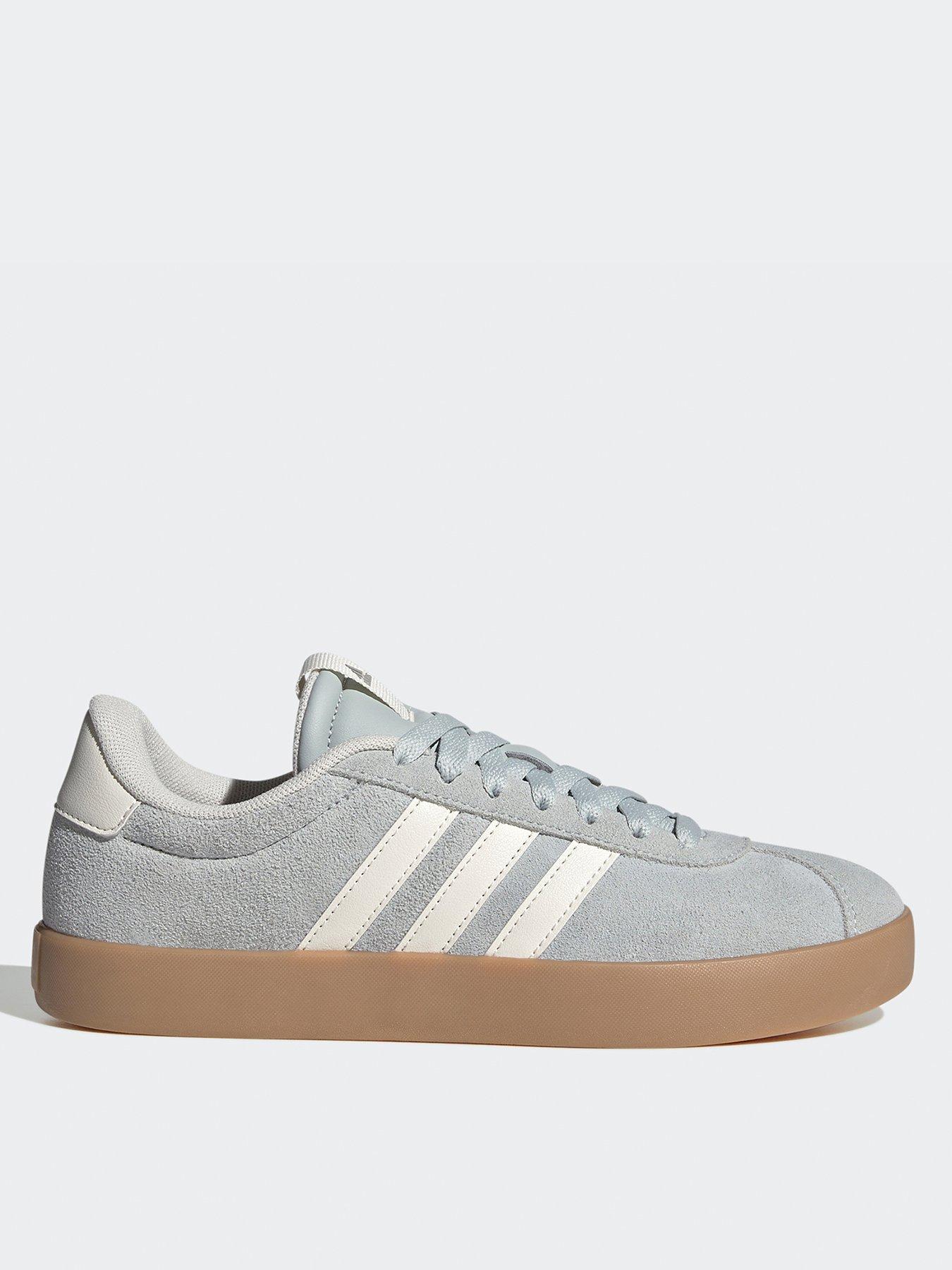 Image of adidas Sportswear Womens VL Court 3.0 Trainers - Wonder Silver/Off White/Gum
