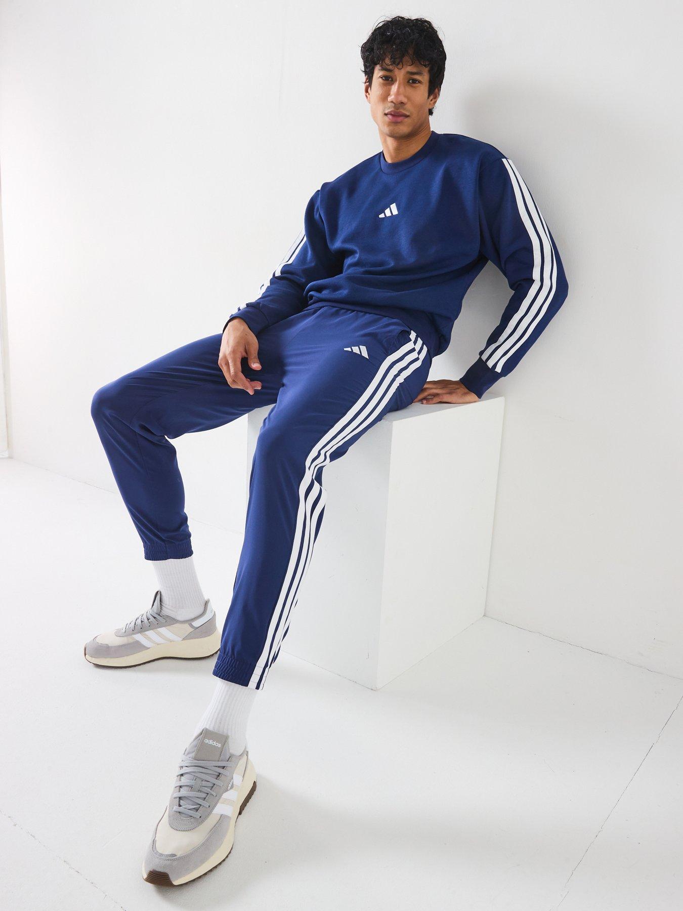 adidas Sportswear Men's Essential 3-stripe Woven Pant - Blue | Very