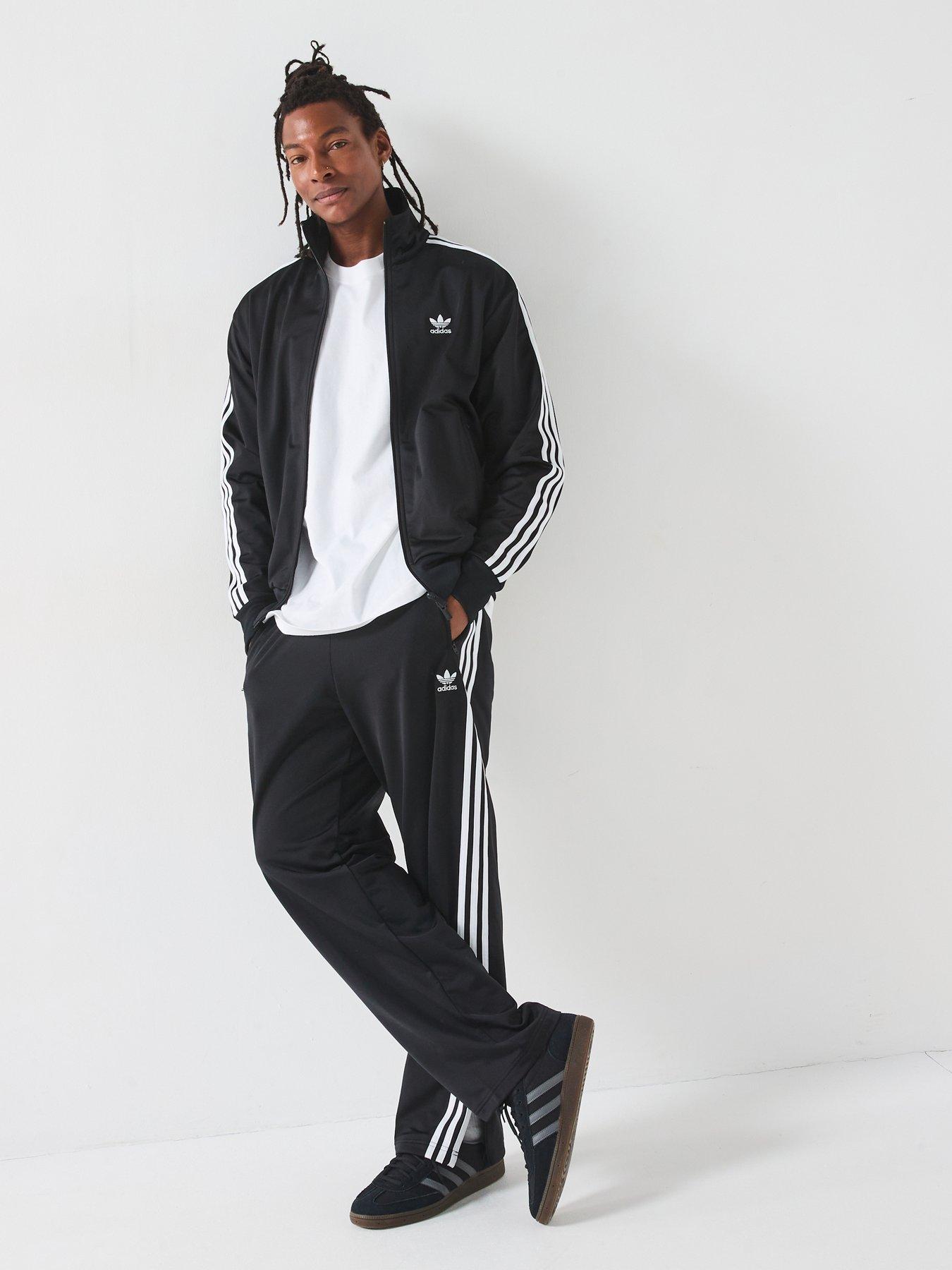 Image 3 of 6 of adidas Originals Mens Adicolor Firebird Track Pants - Black