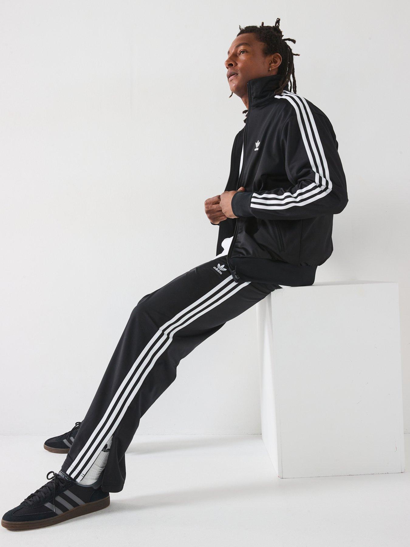 Image 6 of 6 of adidas Originals Mens Adicolor Firebird Track Pants - Black