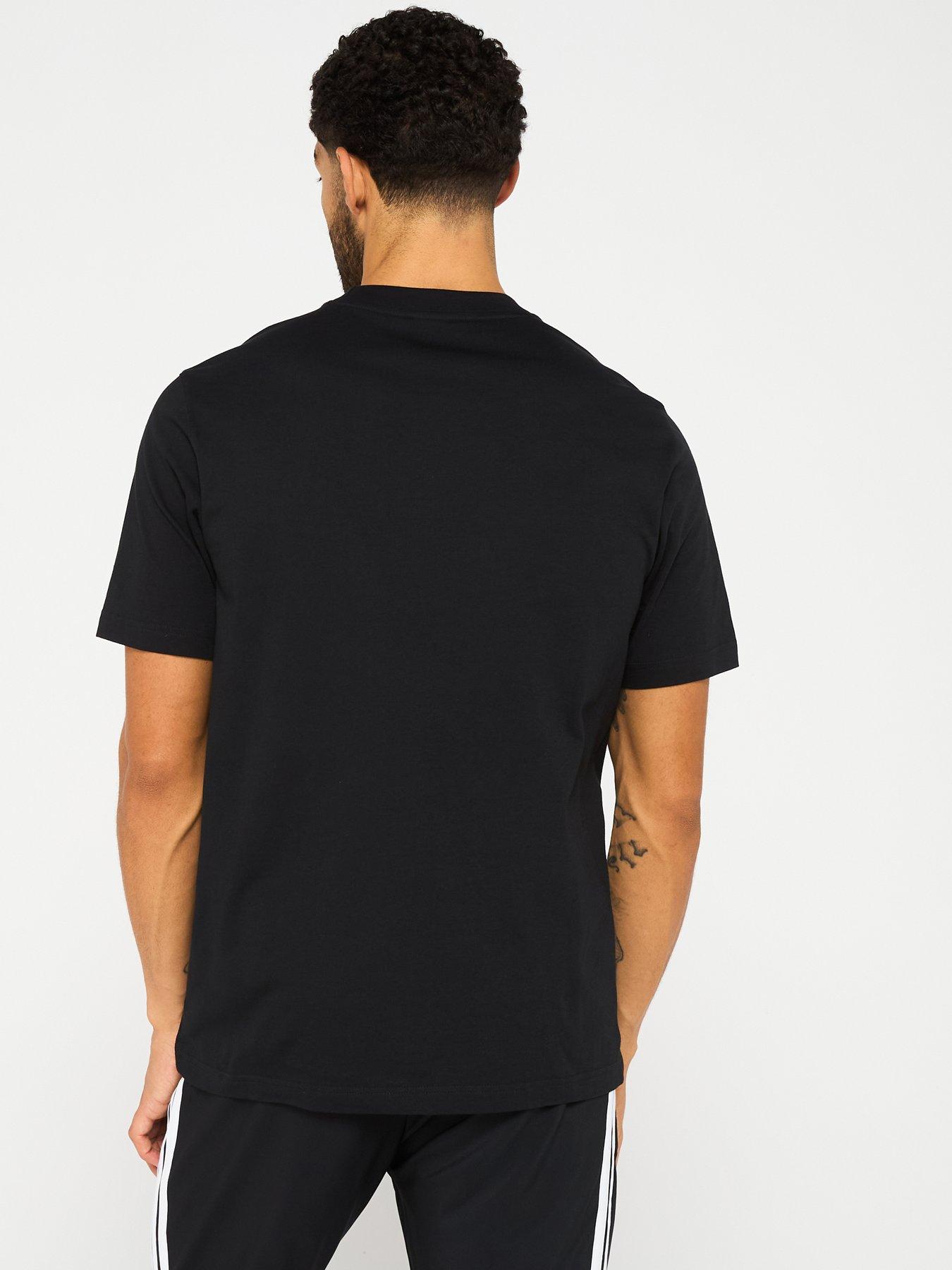 Image 2 of 4 of adidas Sportswear Men's Essentials Small Logo Single Tee - Black