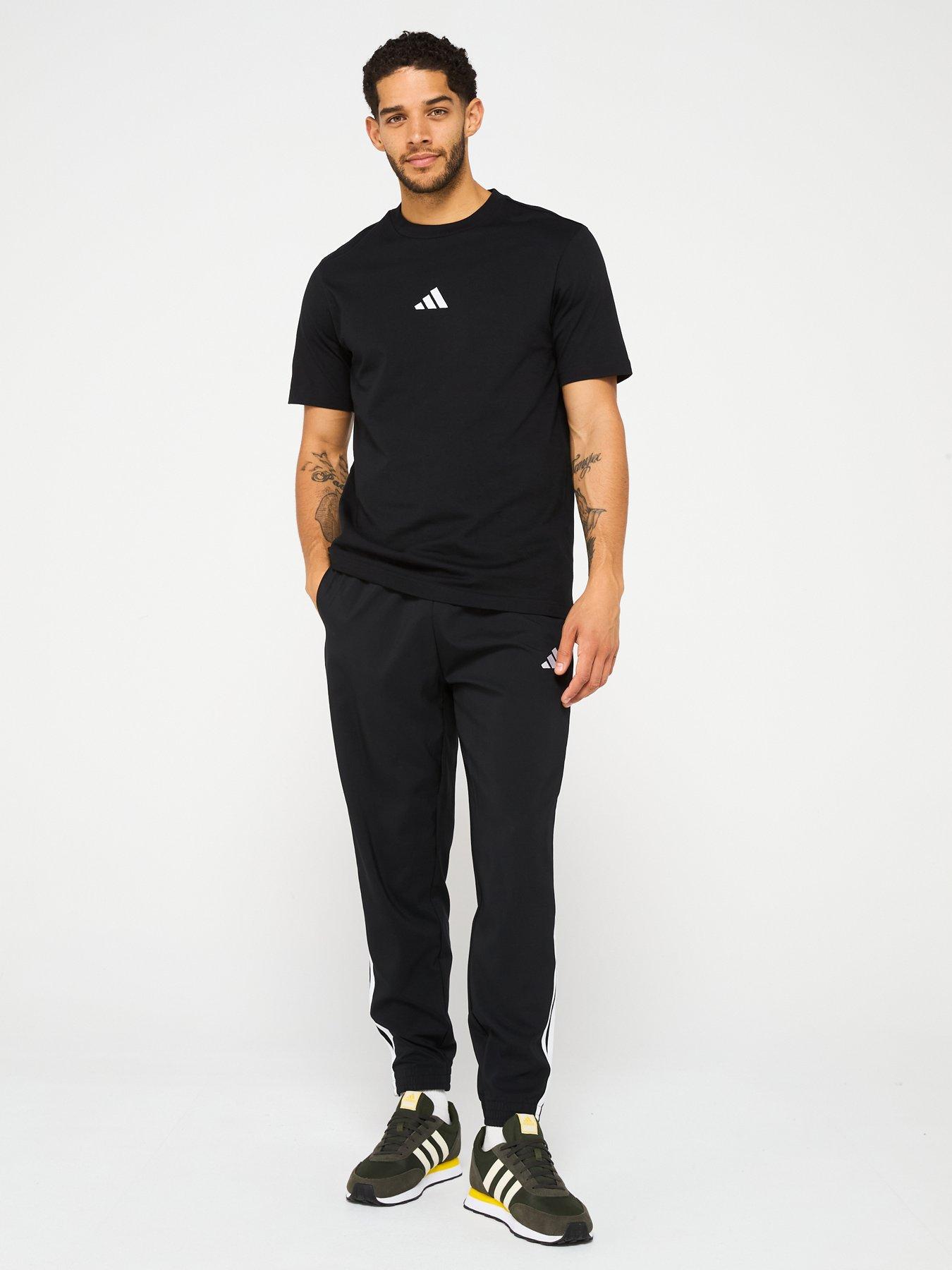 Image 3 of 4 of adidas Sportswear Men's Essentials Small Logo Single Tee - Black