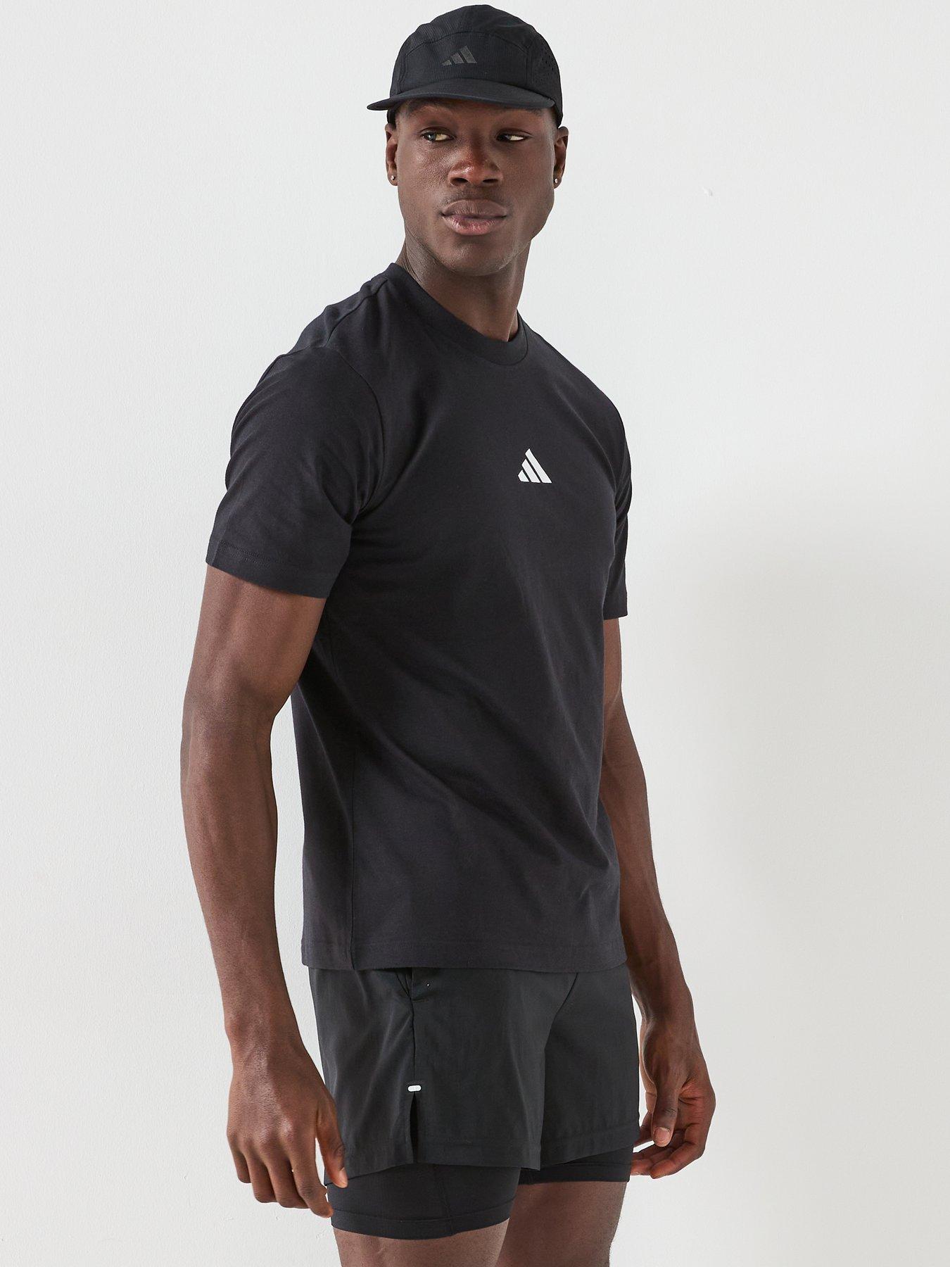 Image 5 of 6 of adidas Sportswear Men's Essentials Small Logo Single Tee - Black