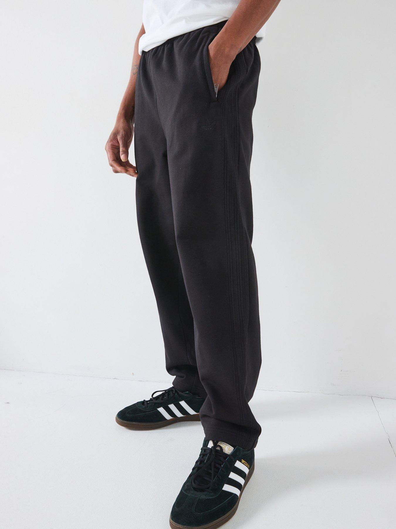 undefined Mens Premium Essentials Wide Leg Pant - Black