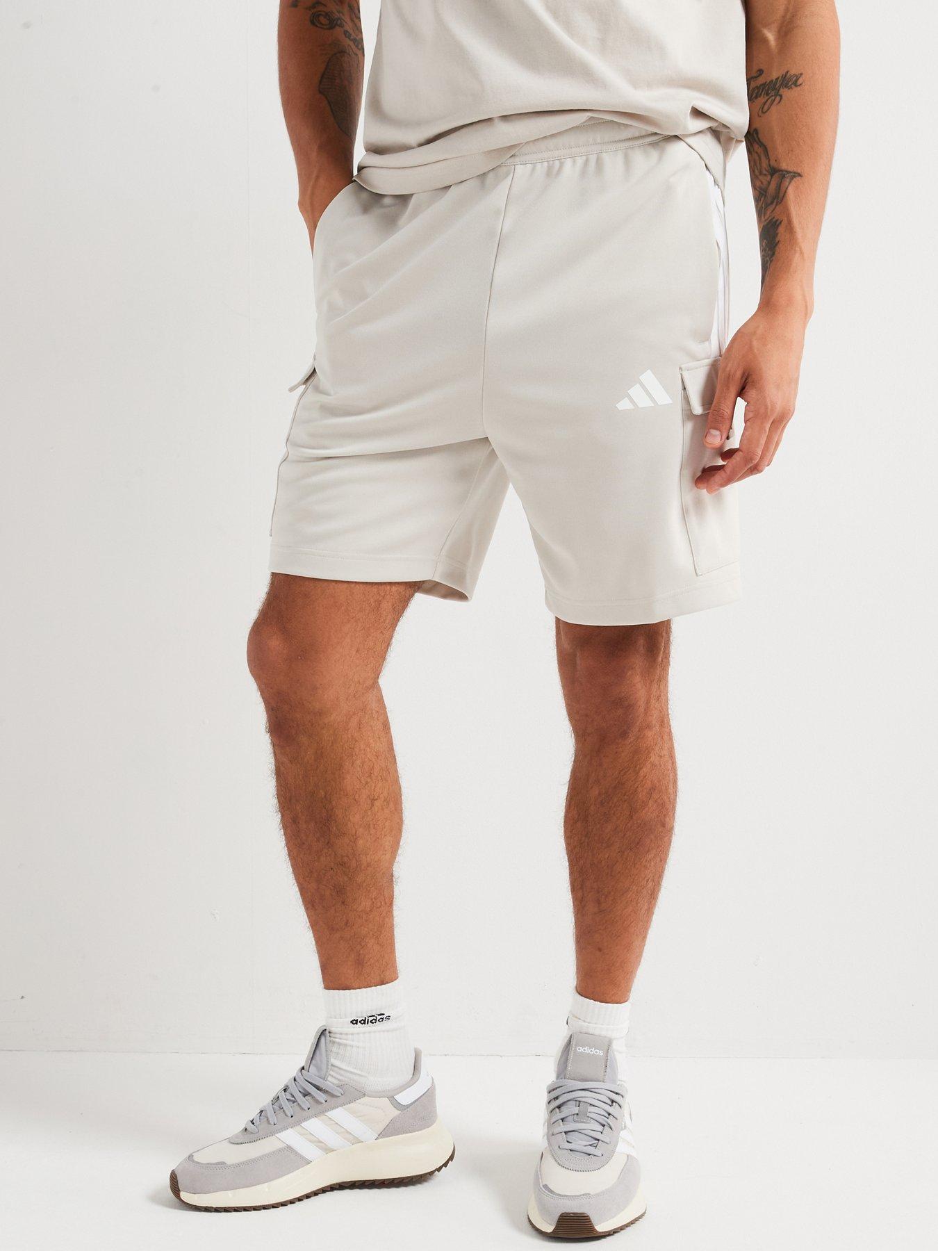 undefined Men's Tiro Cargo Shorts - Grey/Wonder Alumina/White