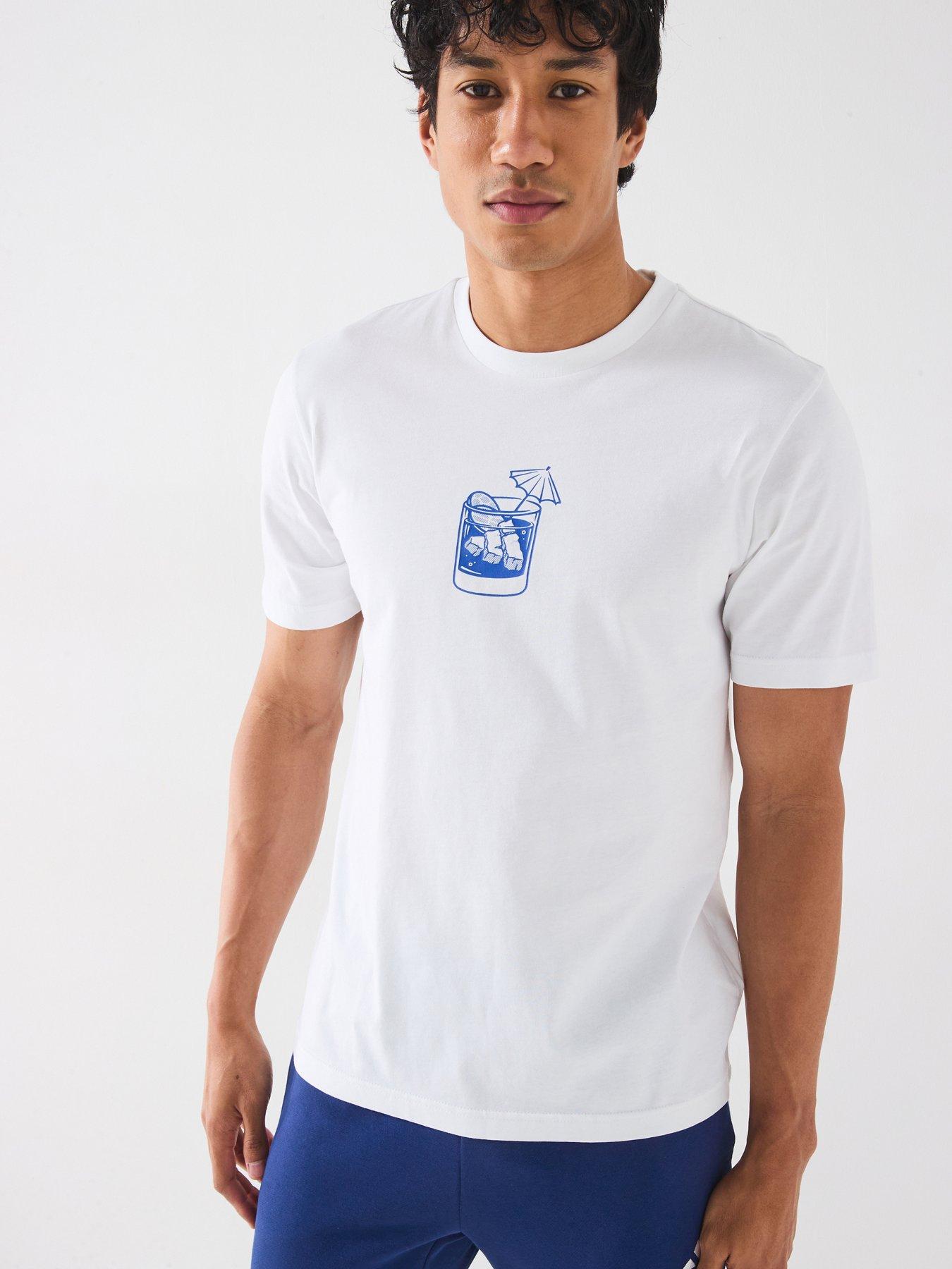 undefined Men's Lounge Drink Graphic Tee - White