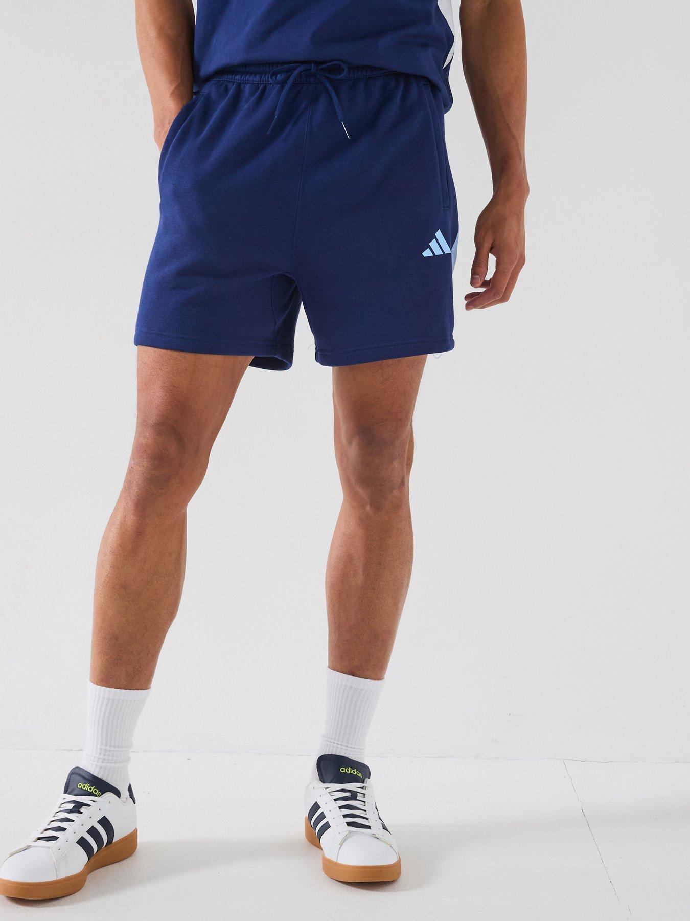 undefined Mens Seasonal Essentials Colorblock Shorts - Blue