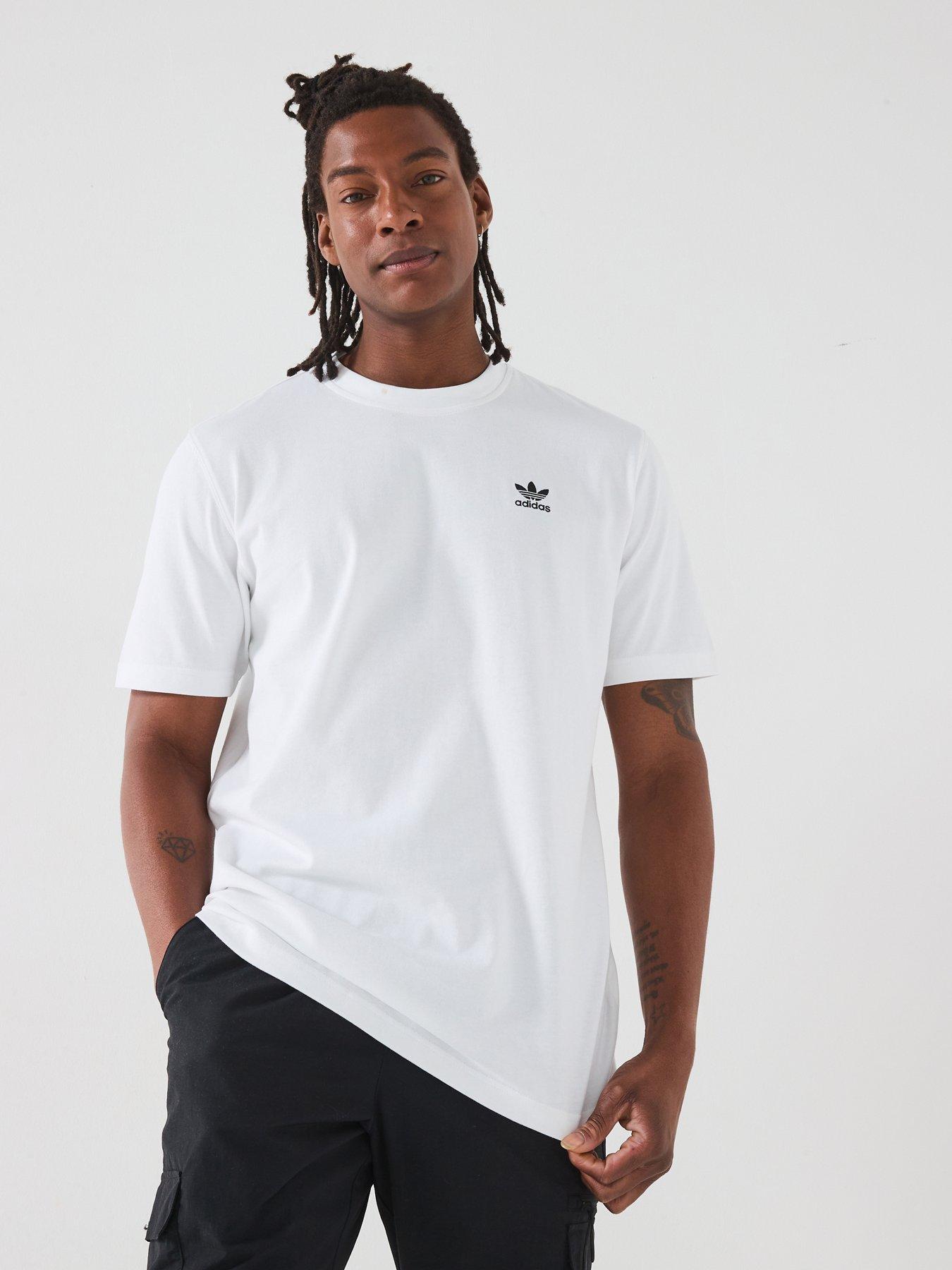 undefined Men's Monogram T-Shirt - White/Black