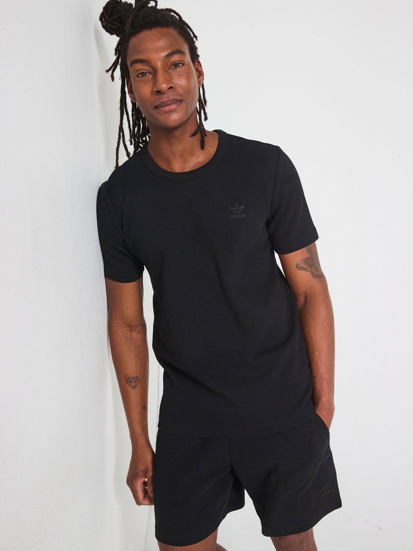 undefined Men's Trefoil Essentials T-Shirt - Black