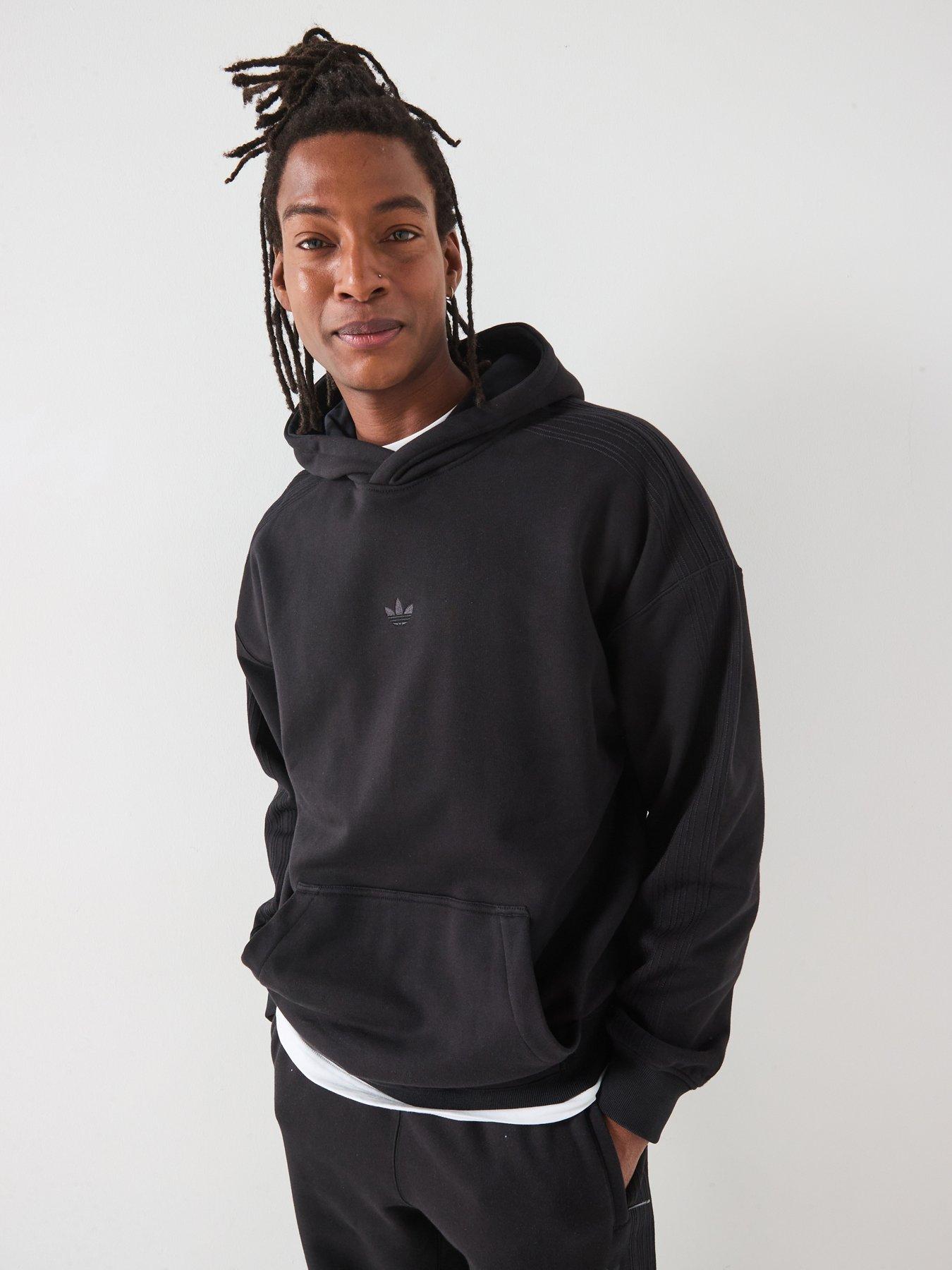 undefined Mens Premium Essentials Overhead Hoodie - Black