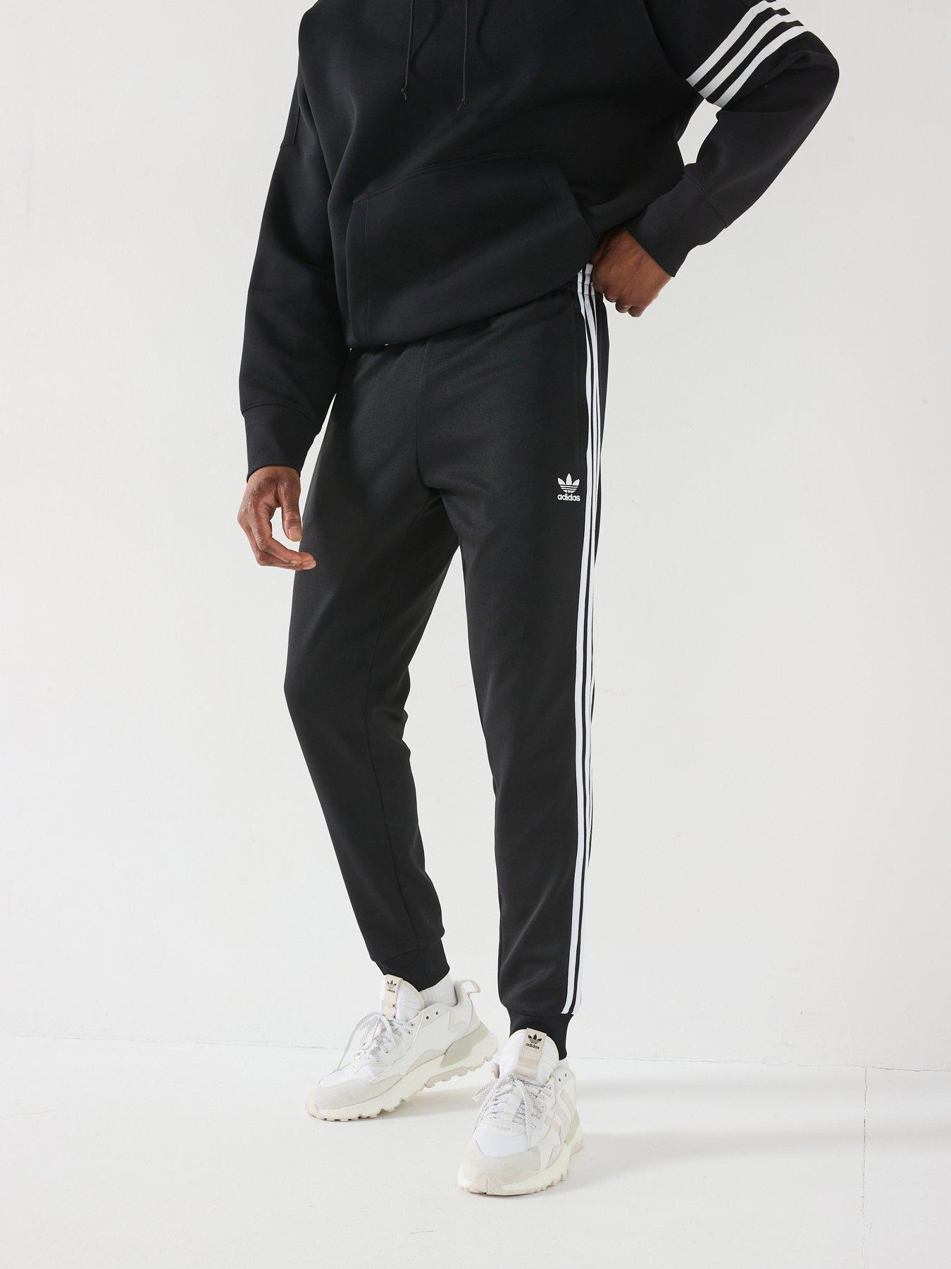 undefined Mens 3-stripe Track Pant - Black