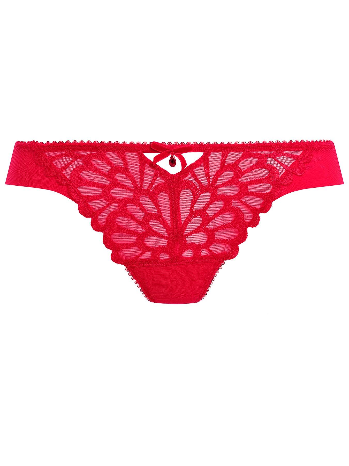 Image 4 of 4 of Freya Loveland Brazilian Brief - Red