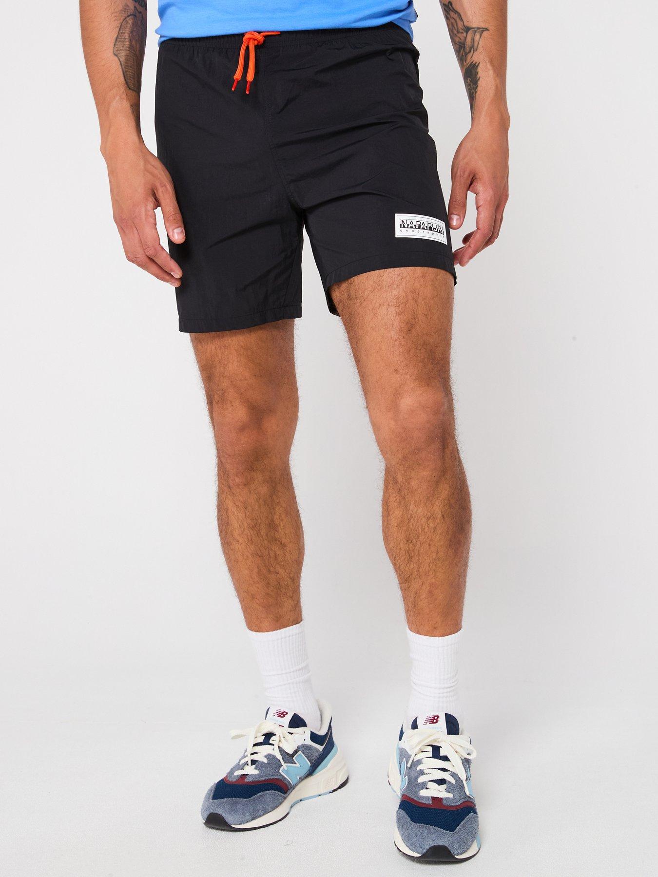 NAPAPIJRI Mens V-Box Logo Shorts - Black