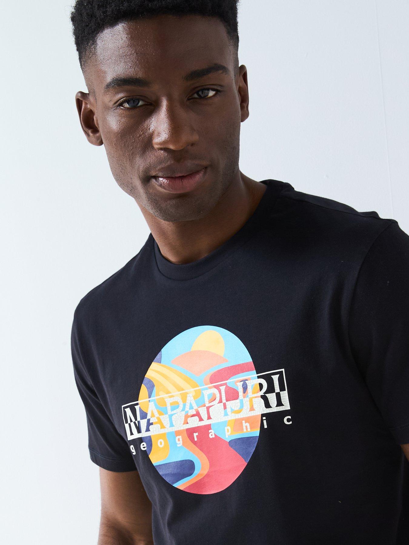 Image 4 of 4 of NAPAPIJRI Mens Valdor T-Shirt - Black