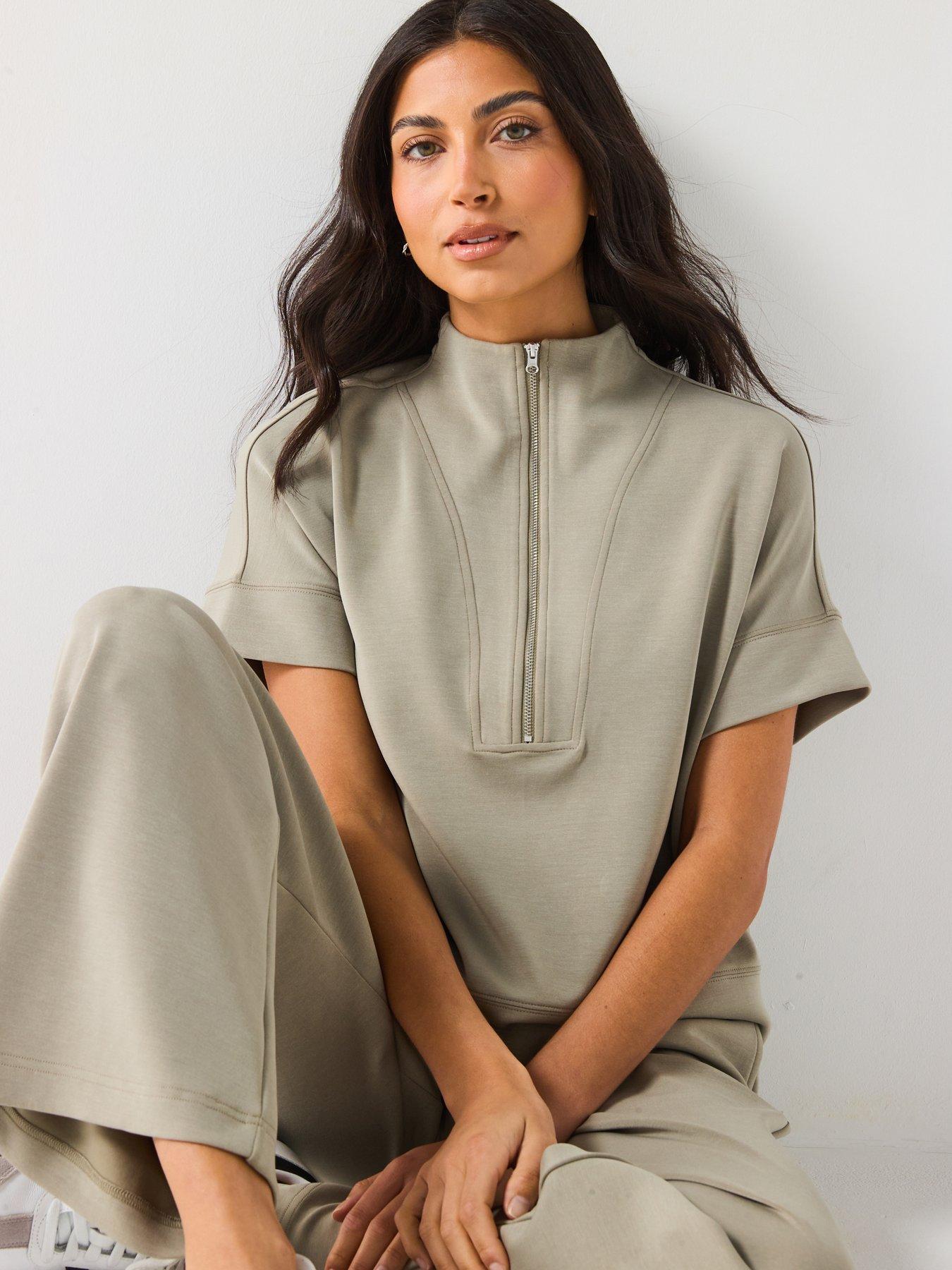 Image 5 of 6 of V by Very Half Zip Premium Sweat