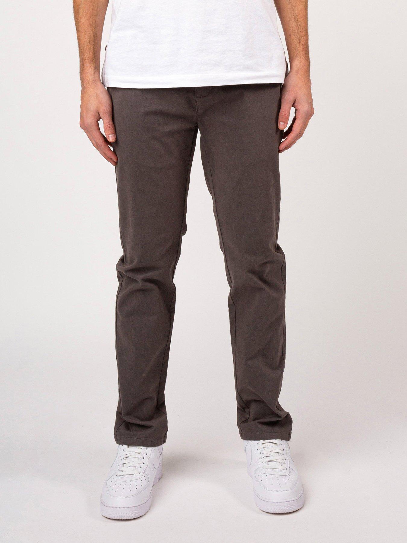 Image 1 of 6 of Luke 1977 Alpha Smart Chino Trousers- Dark Brown