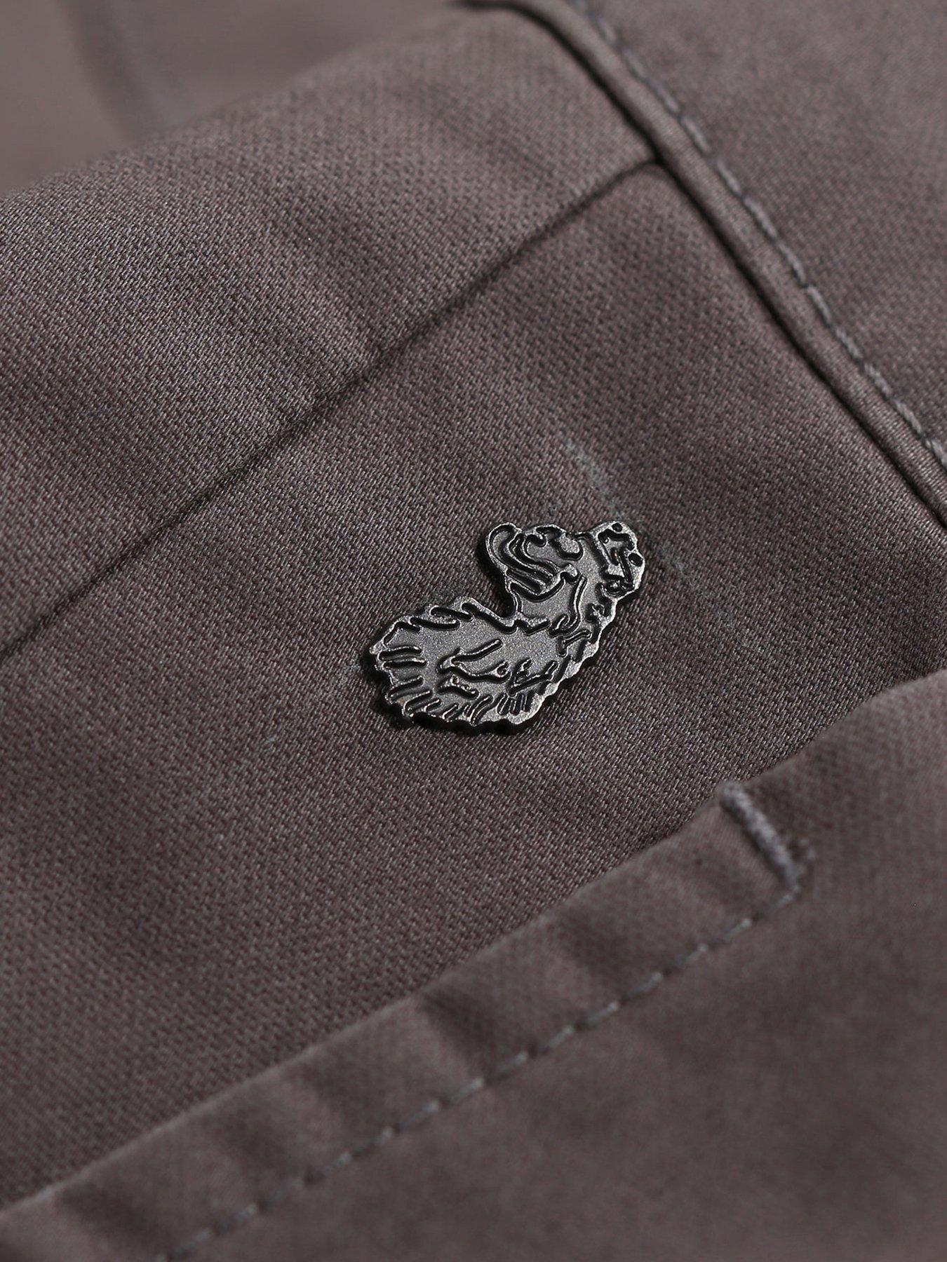 Image 6 of 6 of Luke 1977 Alpha Smart Chino Trousers- Dark Brown