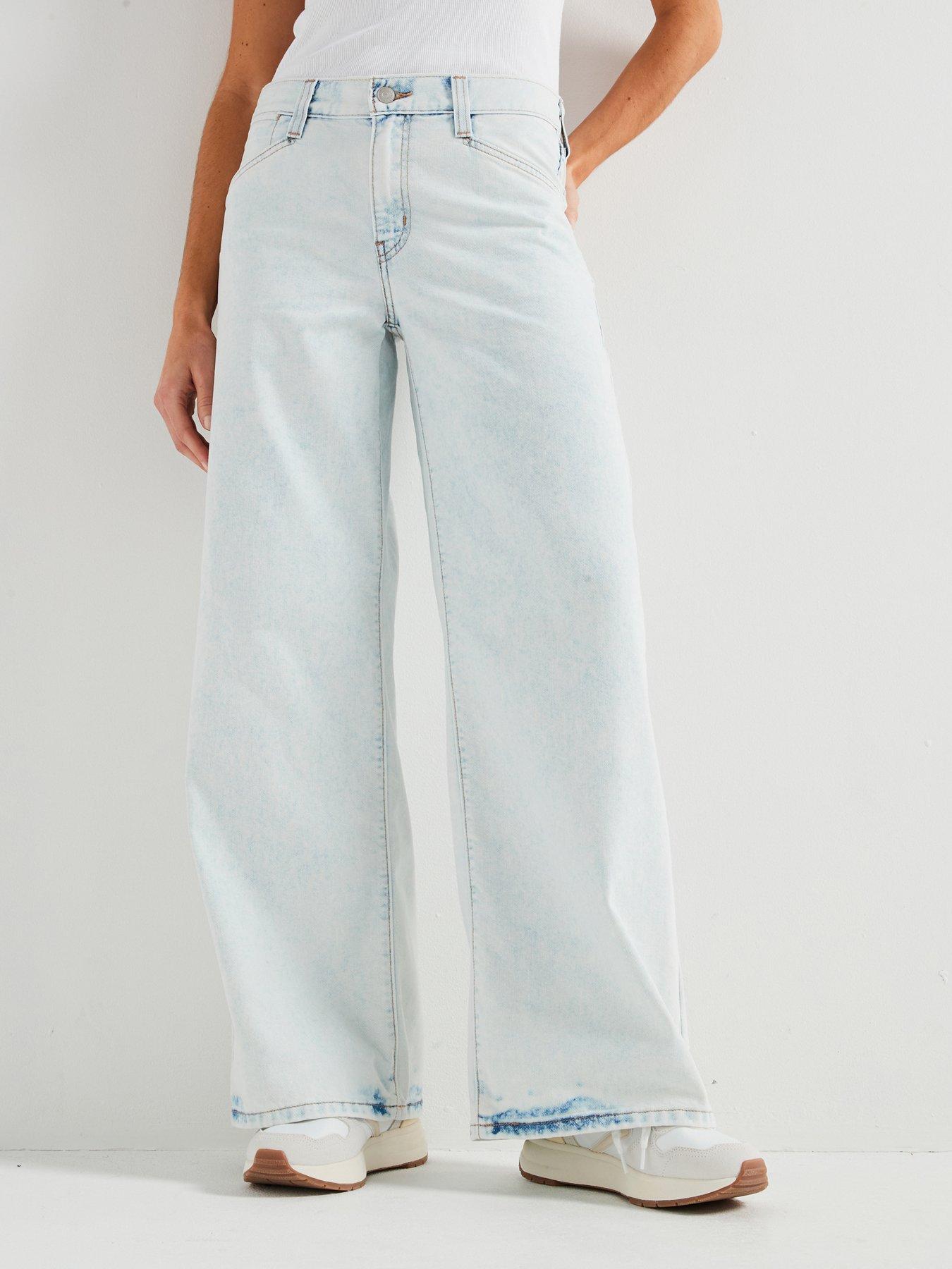undefined 94 Baggy Wide Leg Jeans - Cool Office Hours