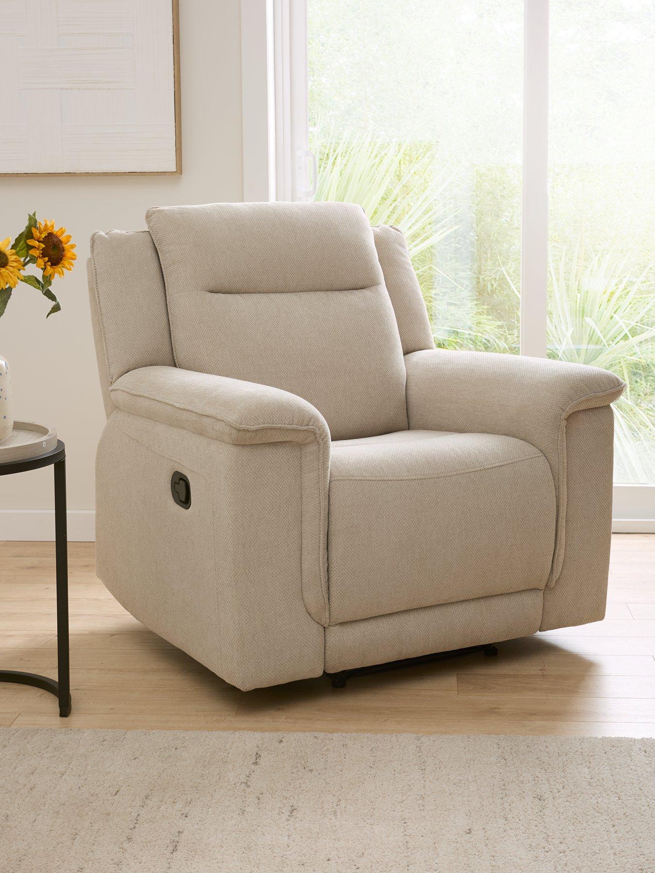 The Very Collection Miro Fabric Manual Recliner Chair - FSC® Certified
