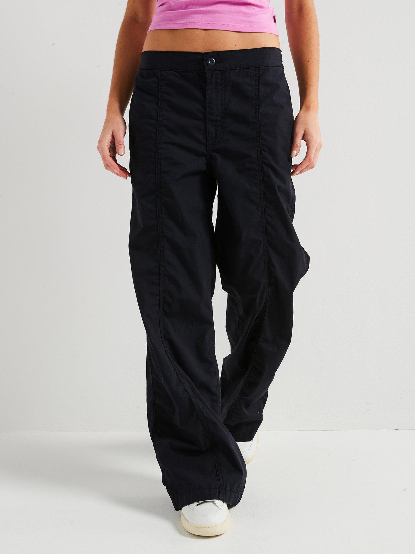 undefined Baggy Parachute - Black