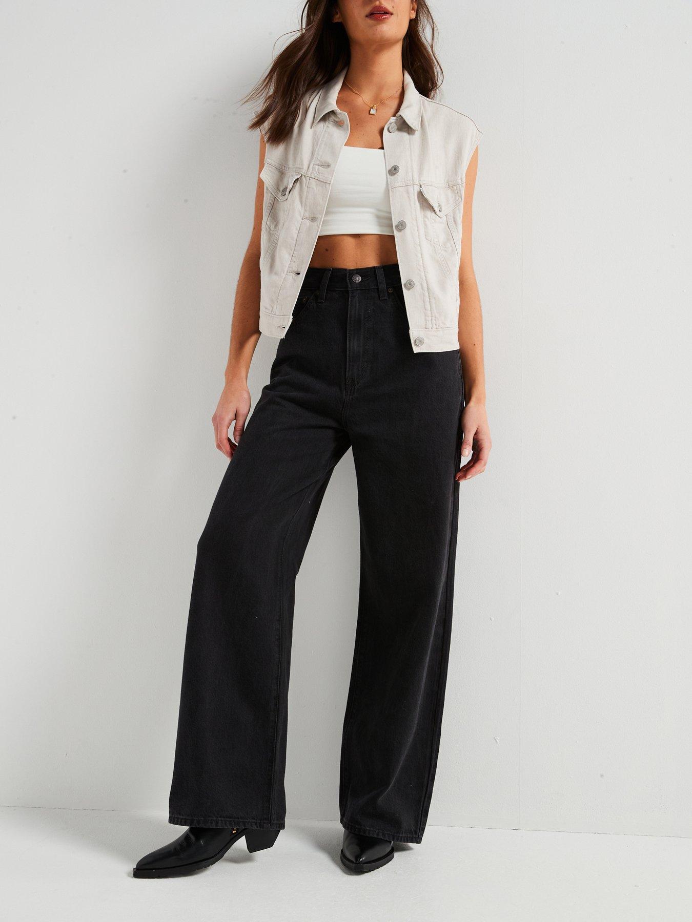 undefined Cinch Baggy Jeans - Capturing Moments Black