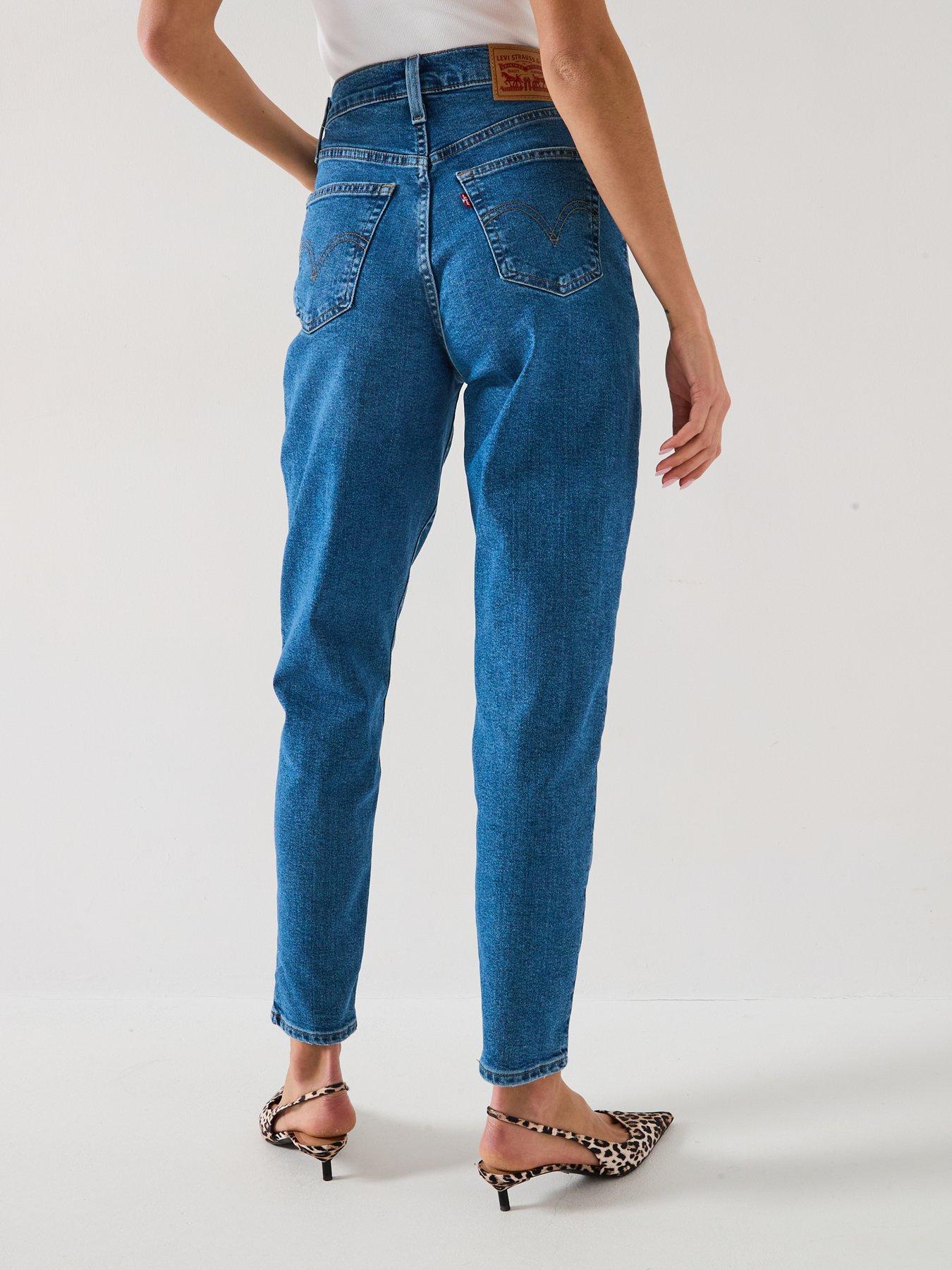 Image 2 of 5 of Levi's High Waisted Mom Jeans - Winter Thats Her Blue