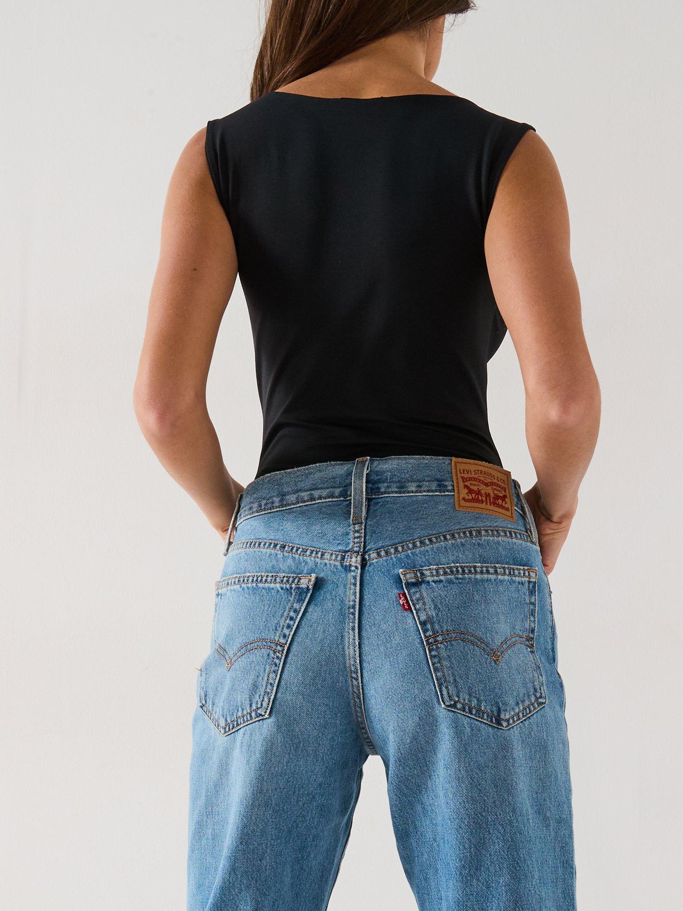 Image 6 of 6 of Levi's 94 Baggy Wide Leg Jeans - Smile For Real