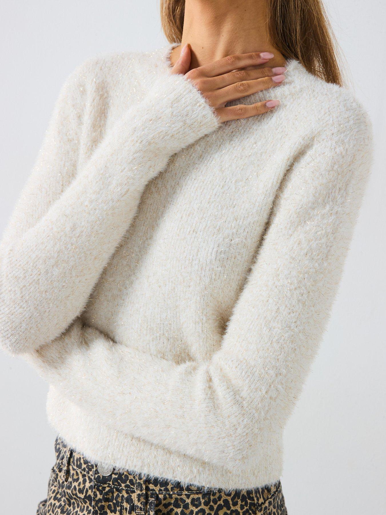 Mango Cream Knitted Jumper - Natural | Very