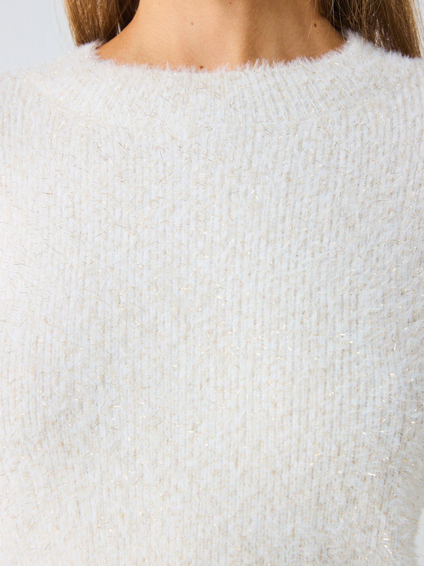 Mango Cream Knitted Jumper - Natural | Very