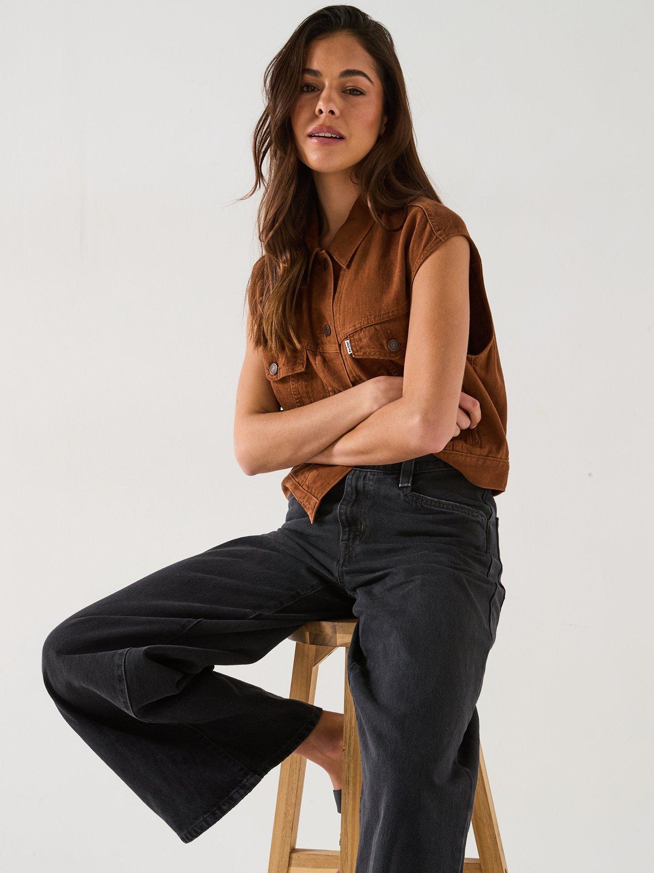 Image 5 of 6 of Levi's 94 Baggy Wide Leg Jeans - Over Exposure Black