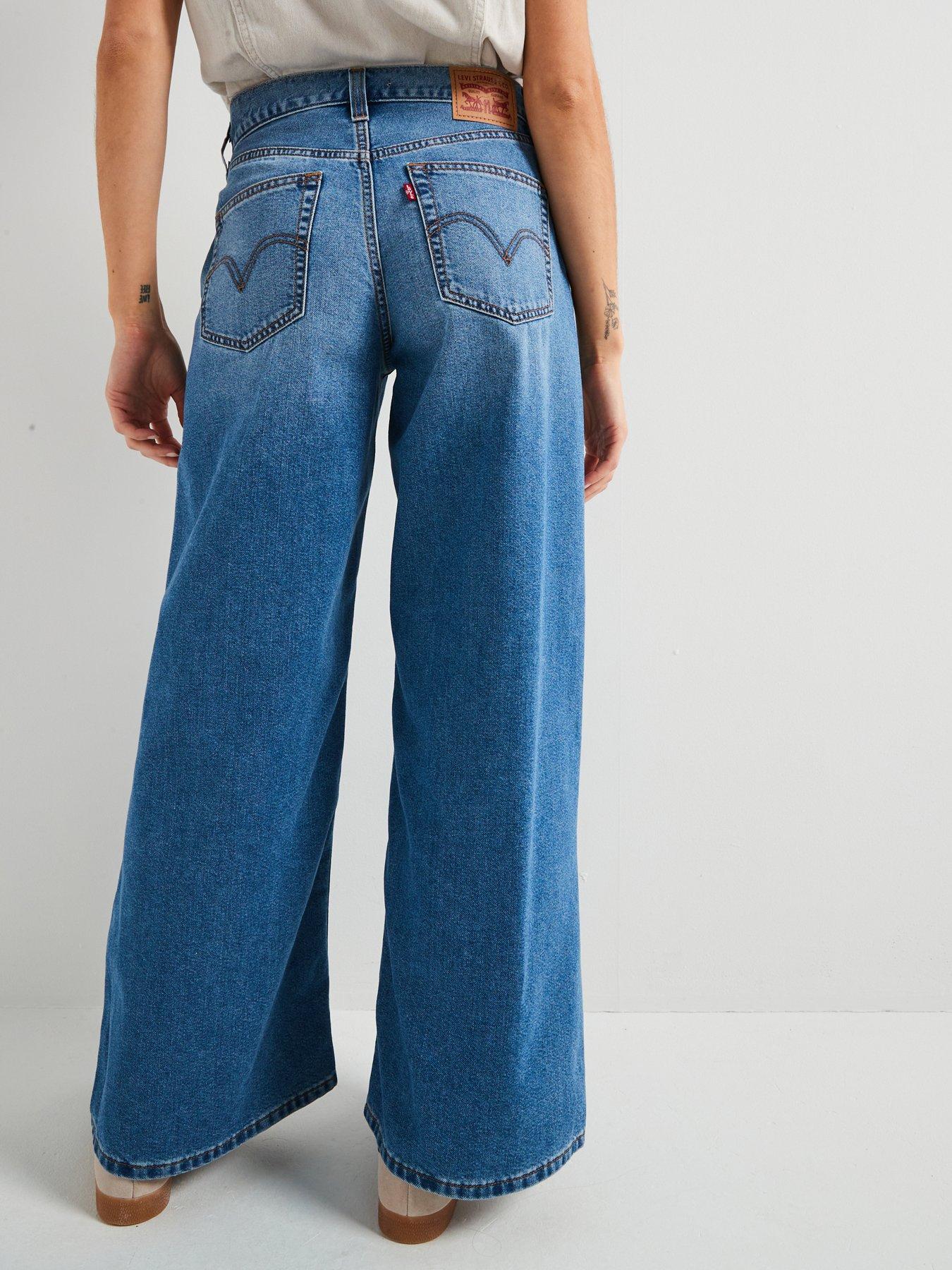 Image 2 of 6 of Levi's 94 Baggy Wide Leg Jeans - Blue
