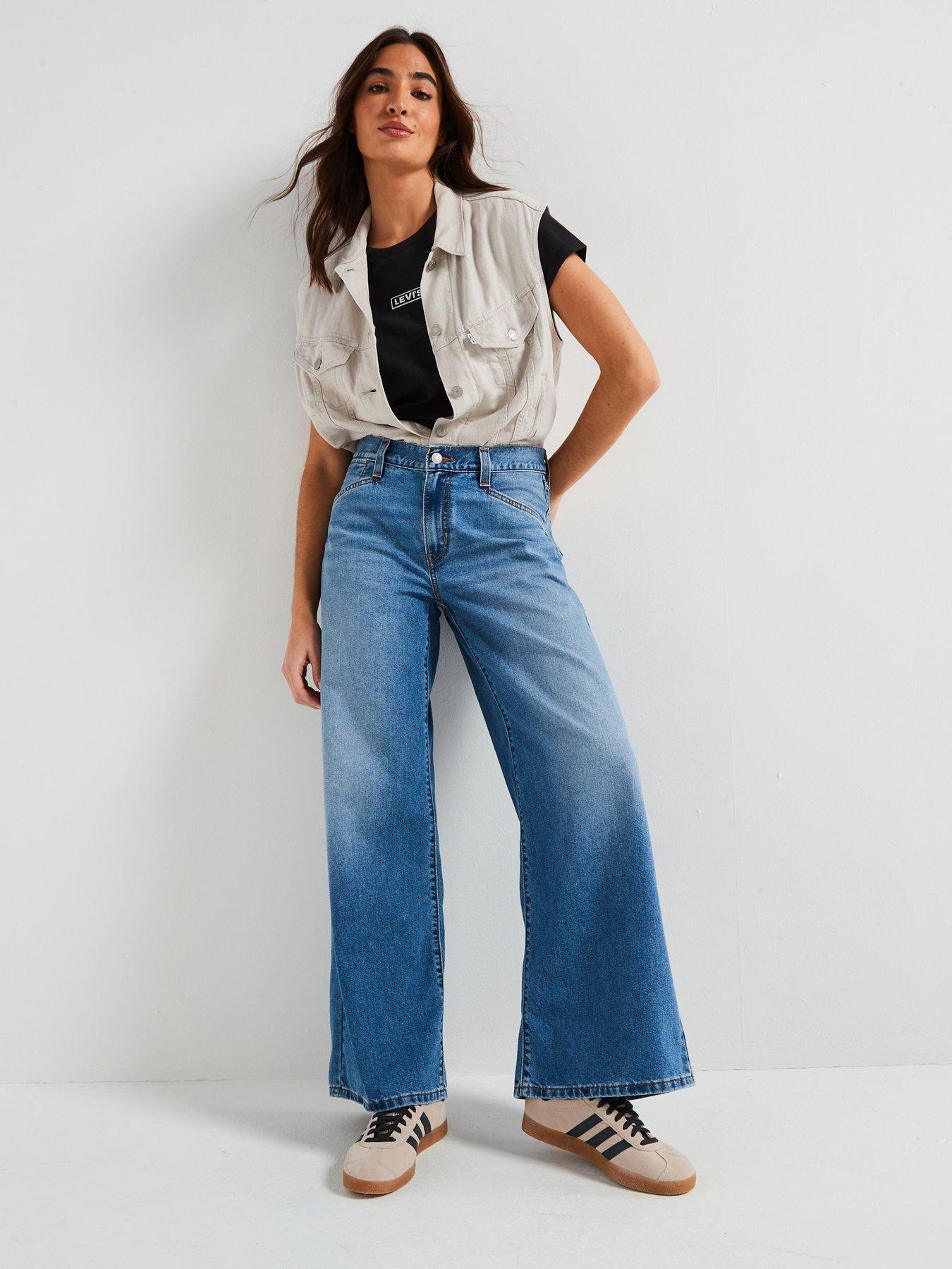 Image 3 of 6 of Levi's 94 Baggy Wide Leg Jeans - Blue