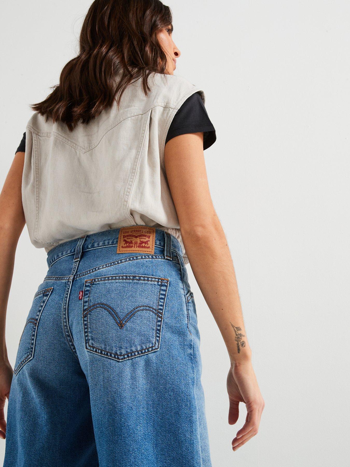Image 5 of 6 of Levi's 94 Baggy Wide Leg Jeans - Blue