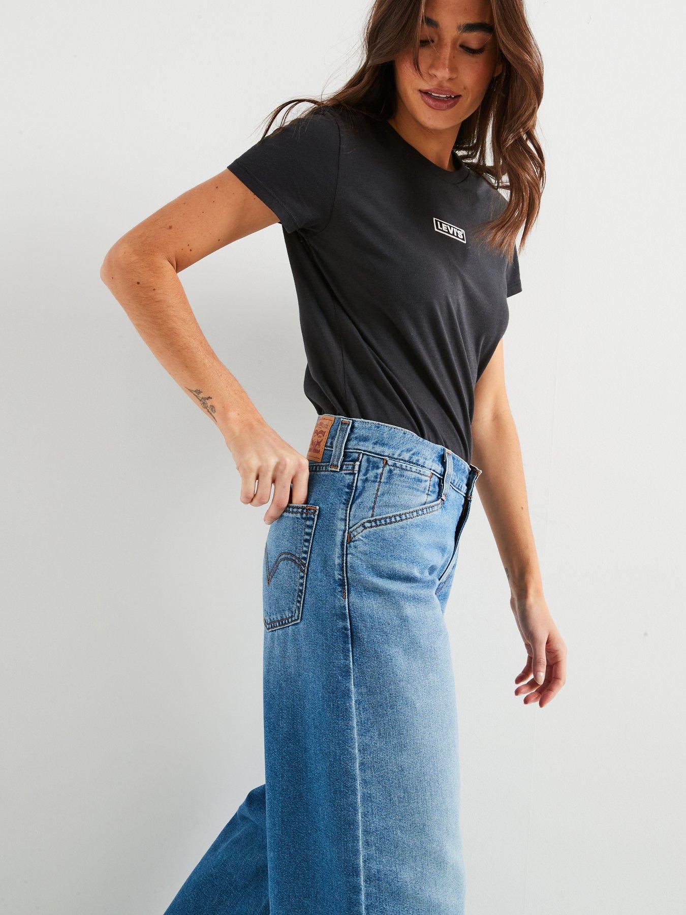Image 6 of 6 of Levi's 94 Baggy Wide Leg Jeans - Blue