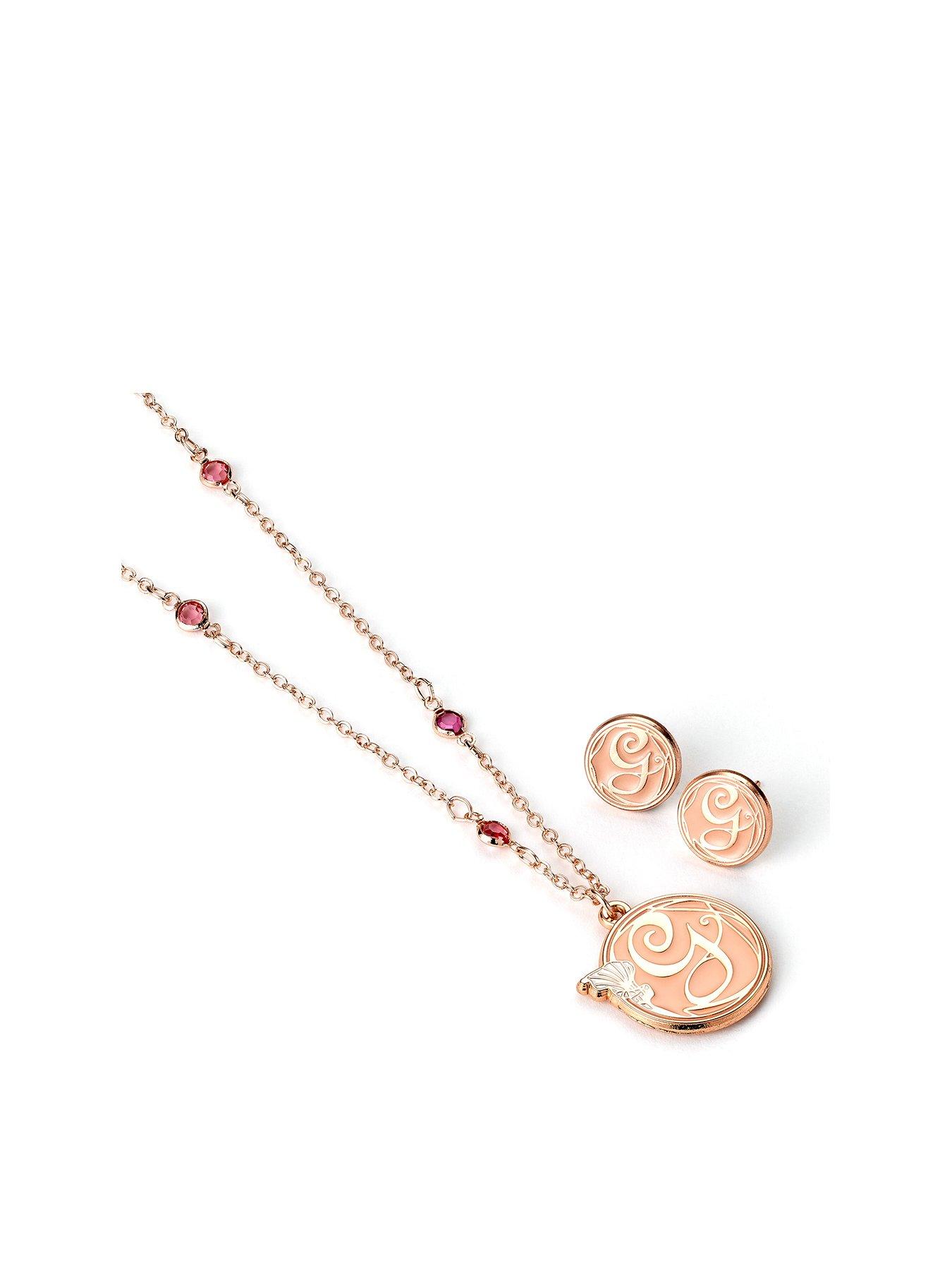 Wicked Glinda Necklace and Stud Earrings Gift Set