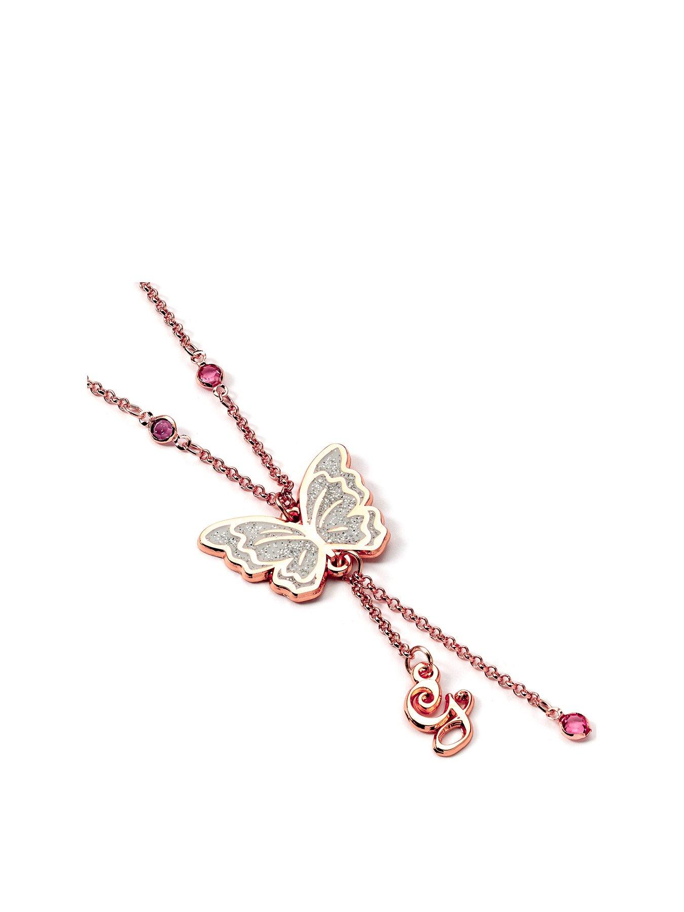 Image 1 of 4 of Wicked Glinda Butterfly Necklace