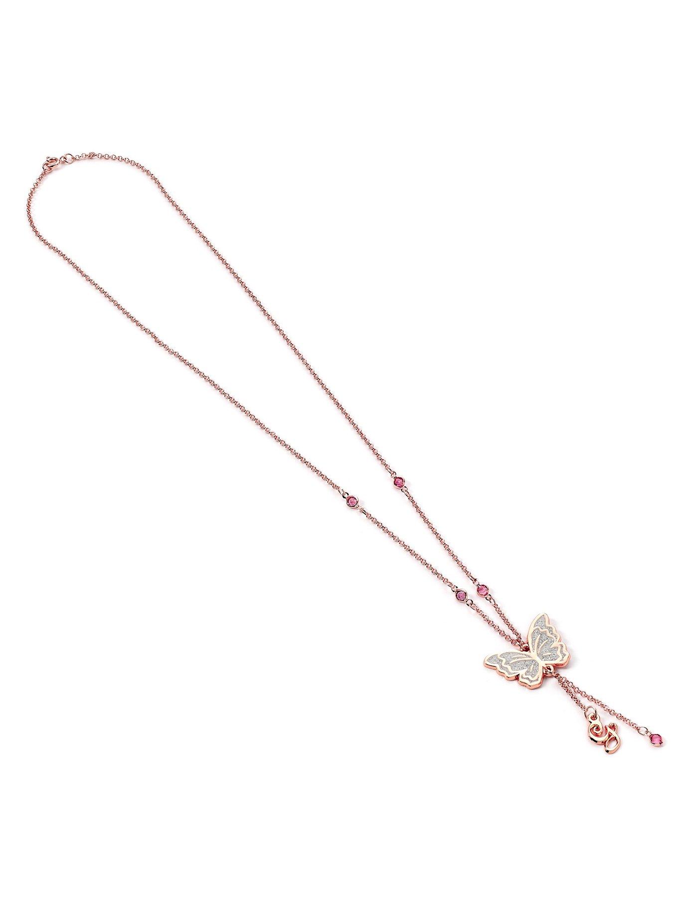 Image 3 of 4 of Wicked Glinda Butterfly Necklace